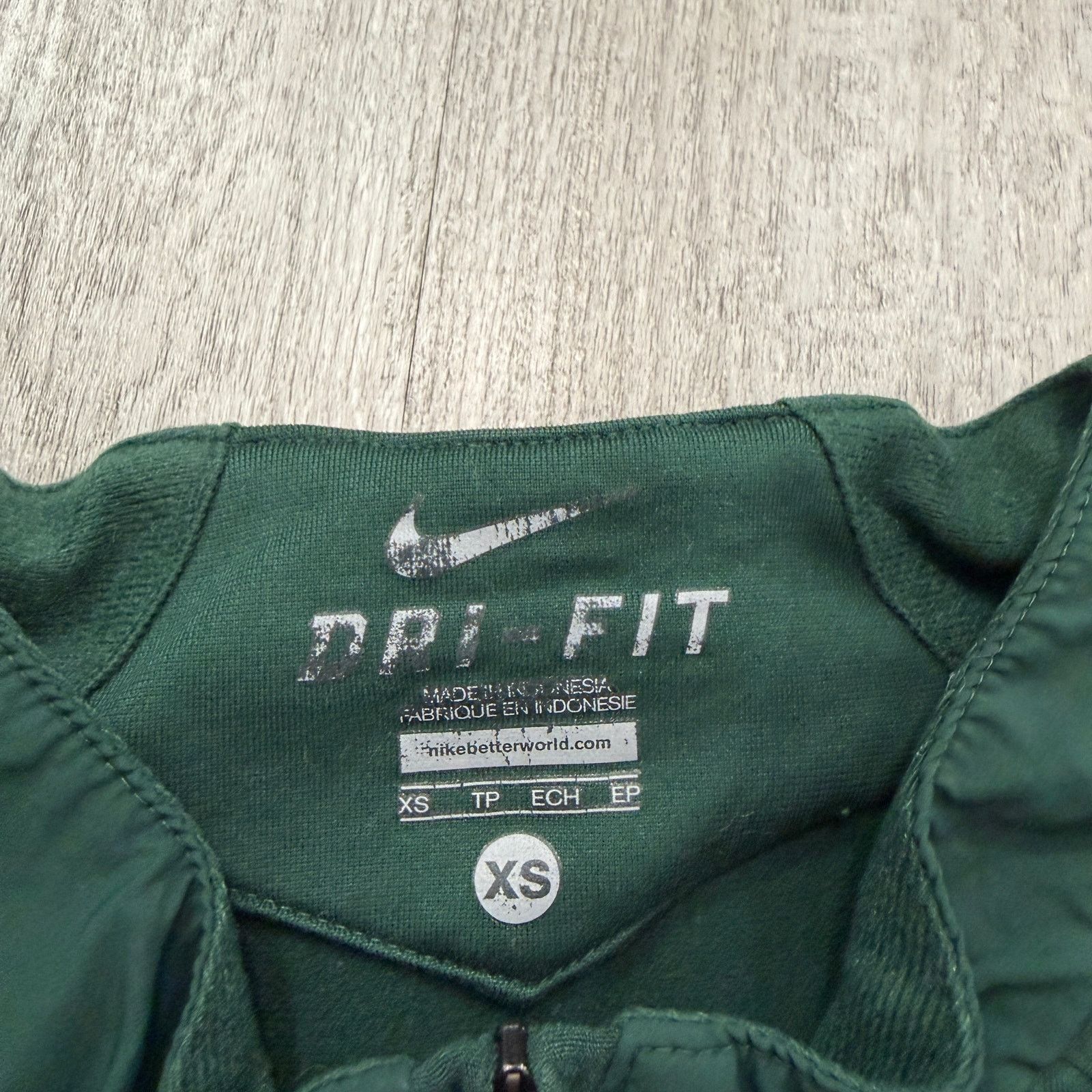 Nike Nike Michigan State Spartans 1/4 Zip Pullover Extra Small Size US XS / EU 42 / 0 - 5 Thumbnail