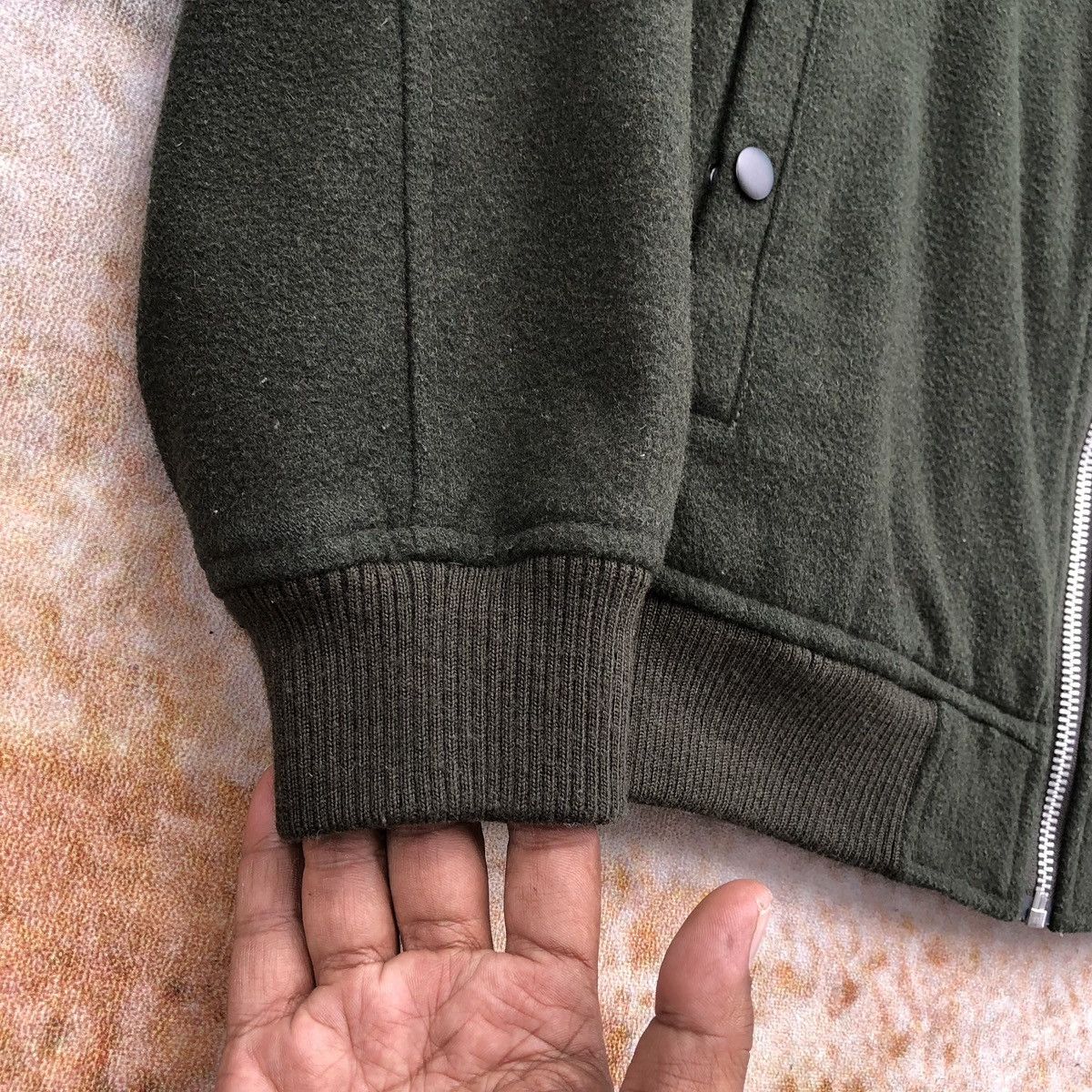 RAGEBLUE Rageblue Australian Merino Wool Ma-1 Blouson Bomber Jacket Size US L / EU 52-54 / 3 - 16 Thumbnail