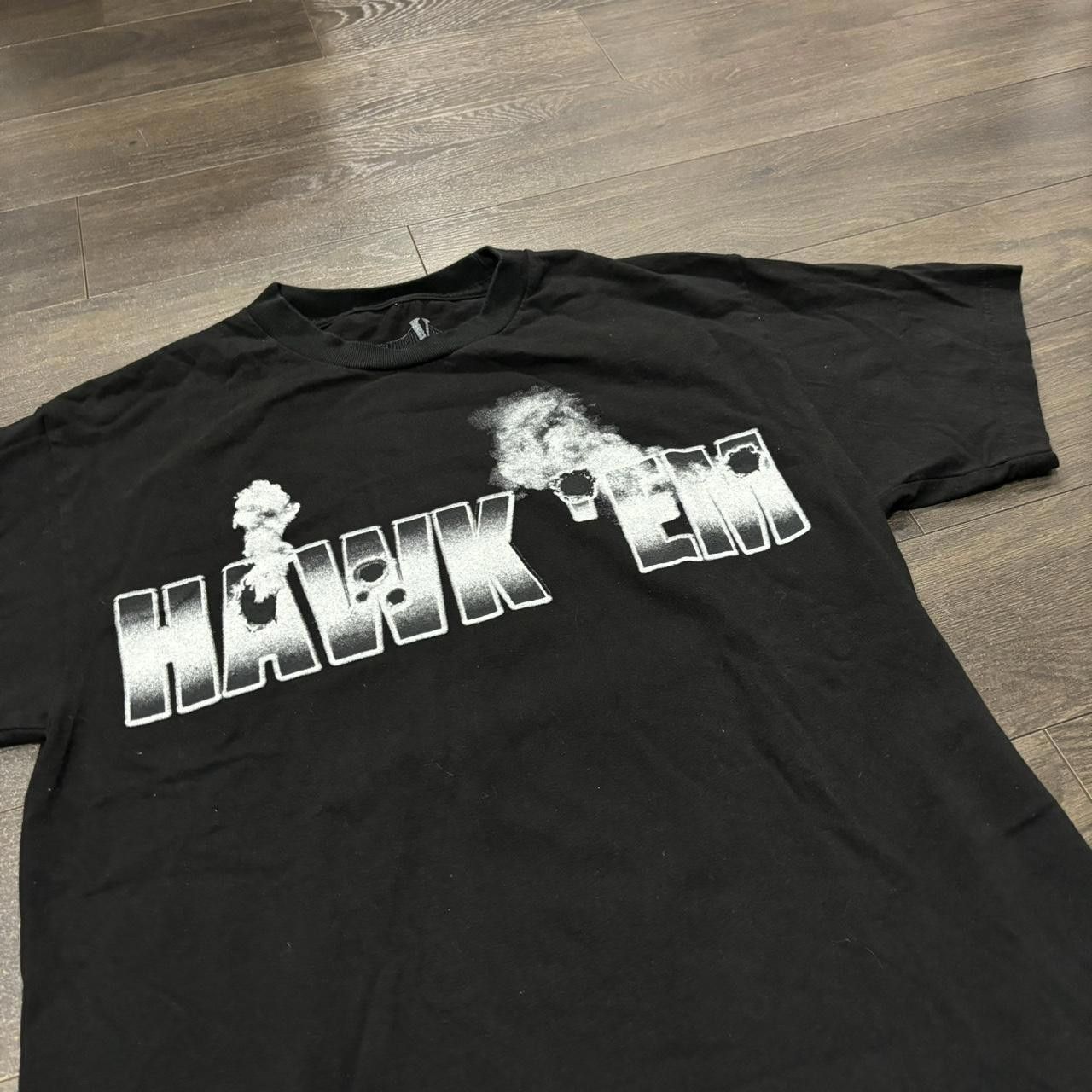 レア 稀少 POP SMOKE ×VLONE ビッグプリントTシャツ 両面 Pop Smoke x Vlone King Of NY T-shirt Black メンズ - SS21 - JP