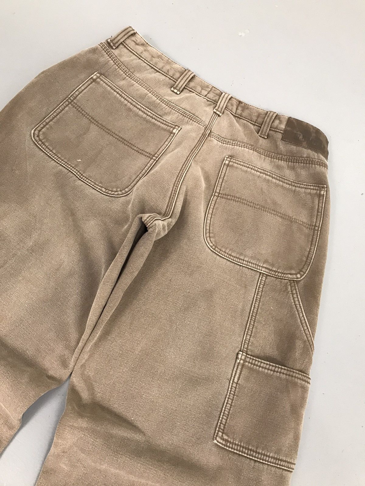 Vintage Vintage old mill winter wear baggy fit carpenter denim Size US 34 / EU 50 - 8 Thumbnail
