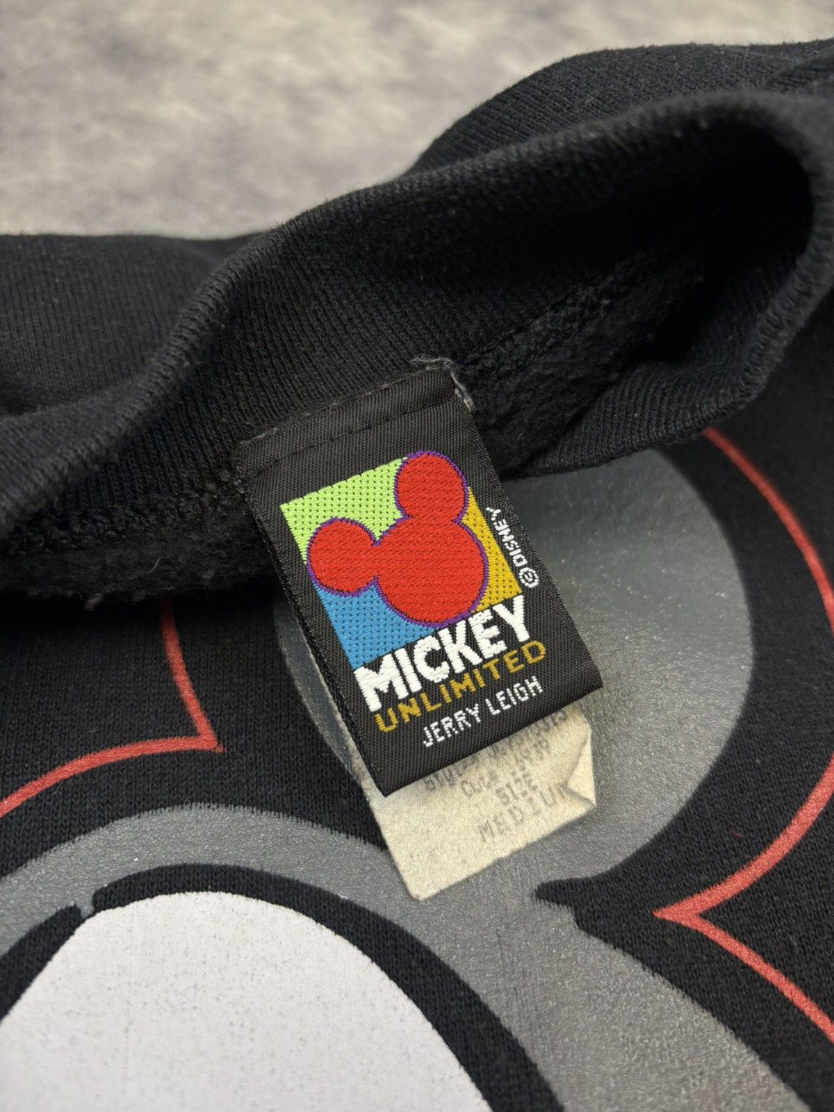 Disney × Mickey Mouse × Vintage Vintage Mickey Mouse Disney USA Sweatshirt 90s 80s Love Size US M / EU 48-50 / 2 - 3 Thumbnail