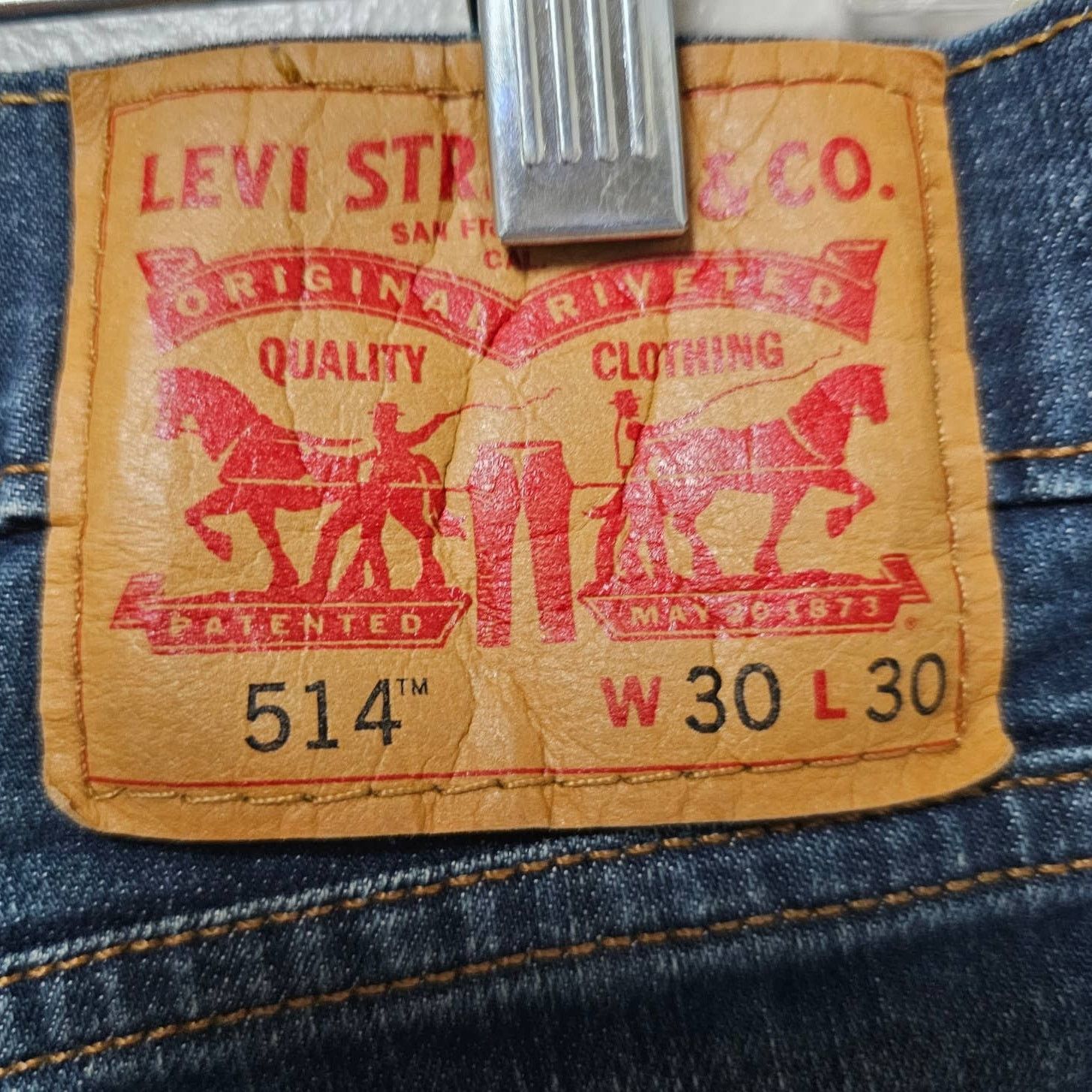 Levi's LEVIS Men's 514 Jeans Size 30 x 30 red tab Size US 30 / EU 46 - 3 Thumbnail