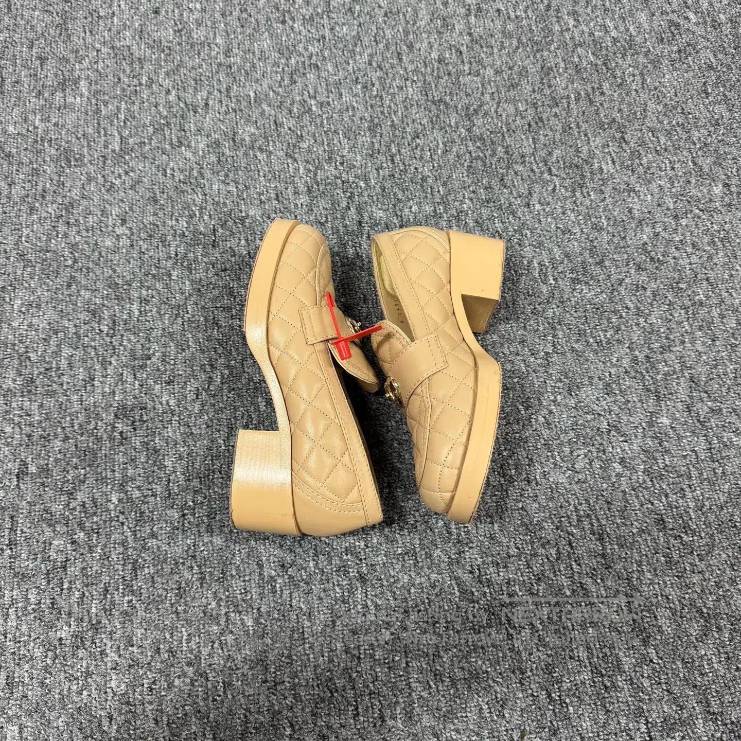 Chanel Chanel Double C: A Charitable Initiative – Beige Rhombic L Size US 6.5 / IT 36.5 - 4 Thumbnail