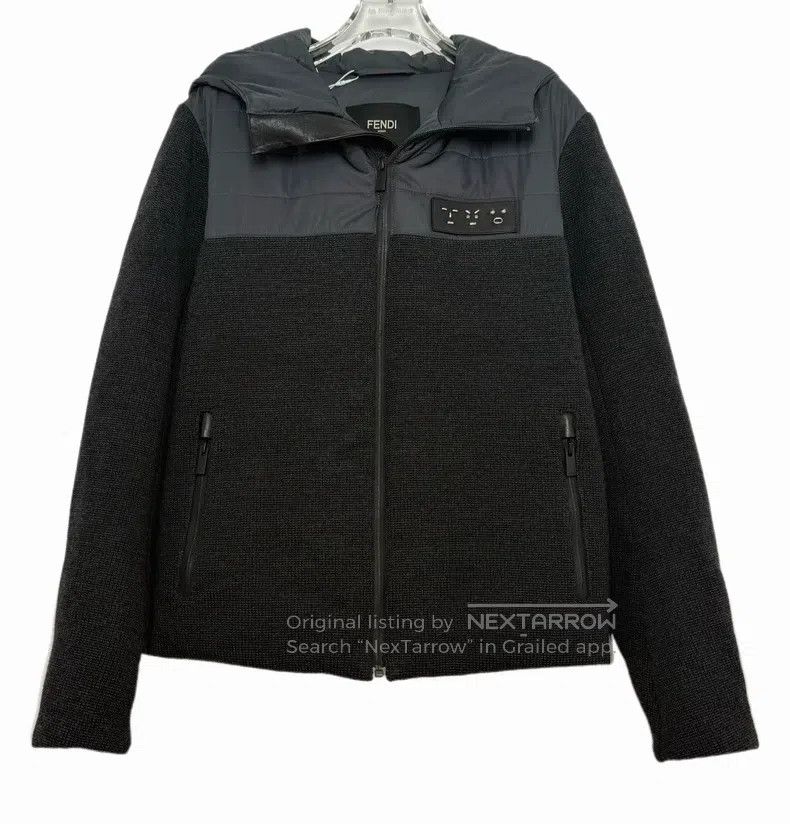 Fendi Fendi Gray Down Jacket Size US S / EU 44-46 / 1 - 1 Thumbnail