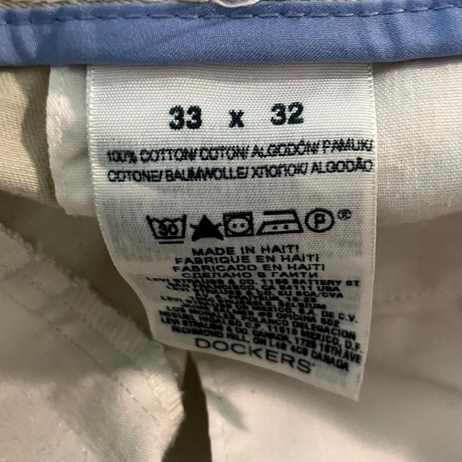 Dockers Dockers Signature Khaki Straight Fit D2 Slacks Chino Pants Size US 33 - 6 Thumbnail