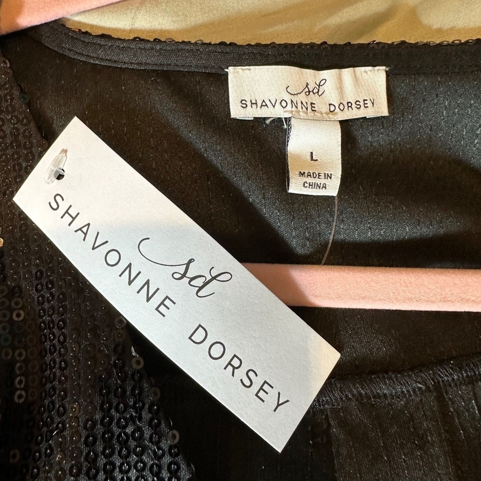 Other Shavonne Dorsey Silvia Sequin Kimono/Topper - Black - size L Size L / US 10 / IT 46 - 13 Thumbnail