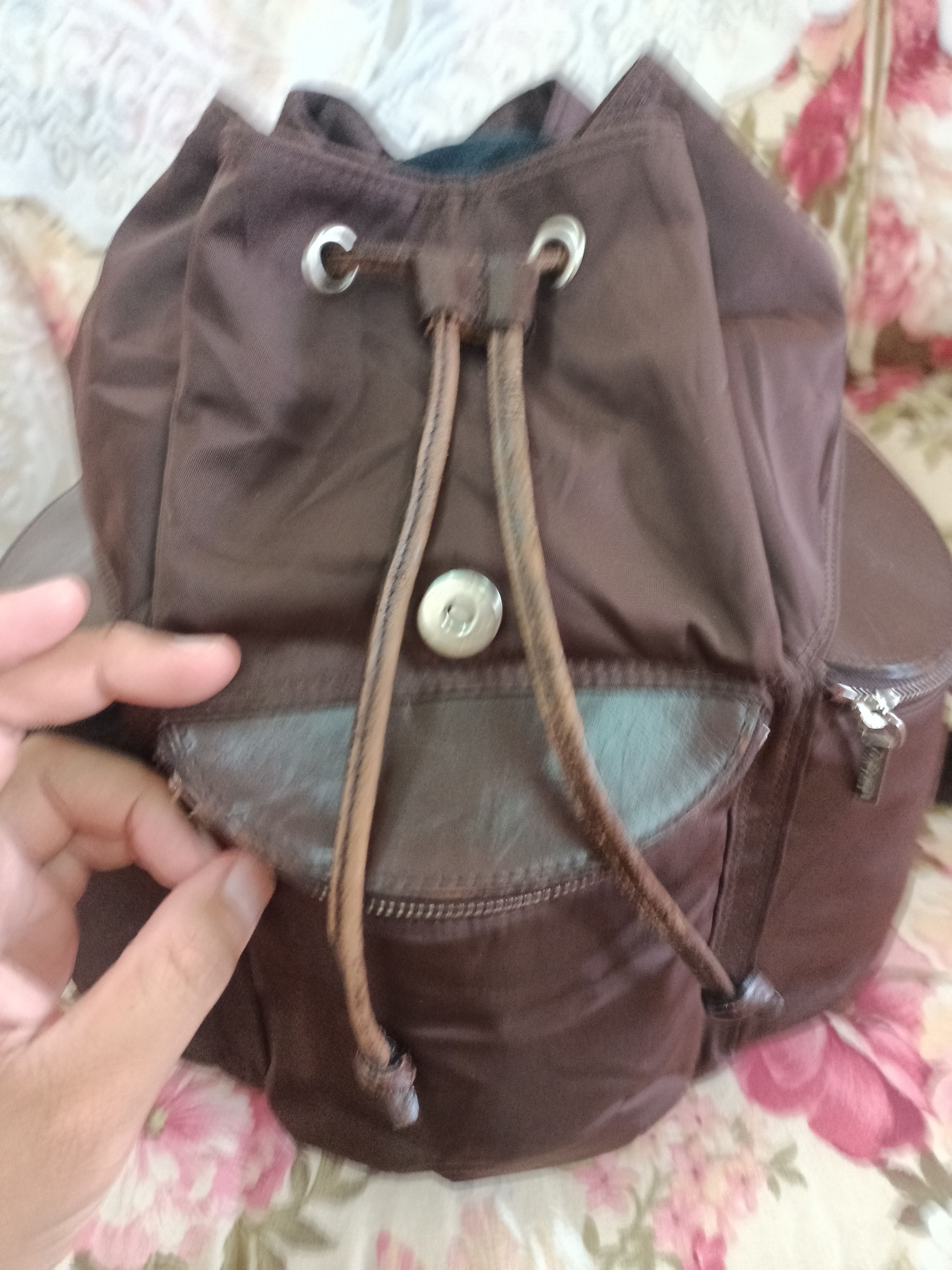 Renoma Vintage Renoma Paris nylon leather backpack Size ONE SIZE - 15 Thumbnail