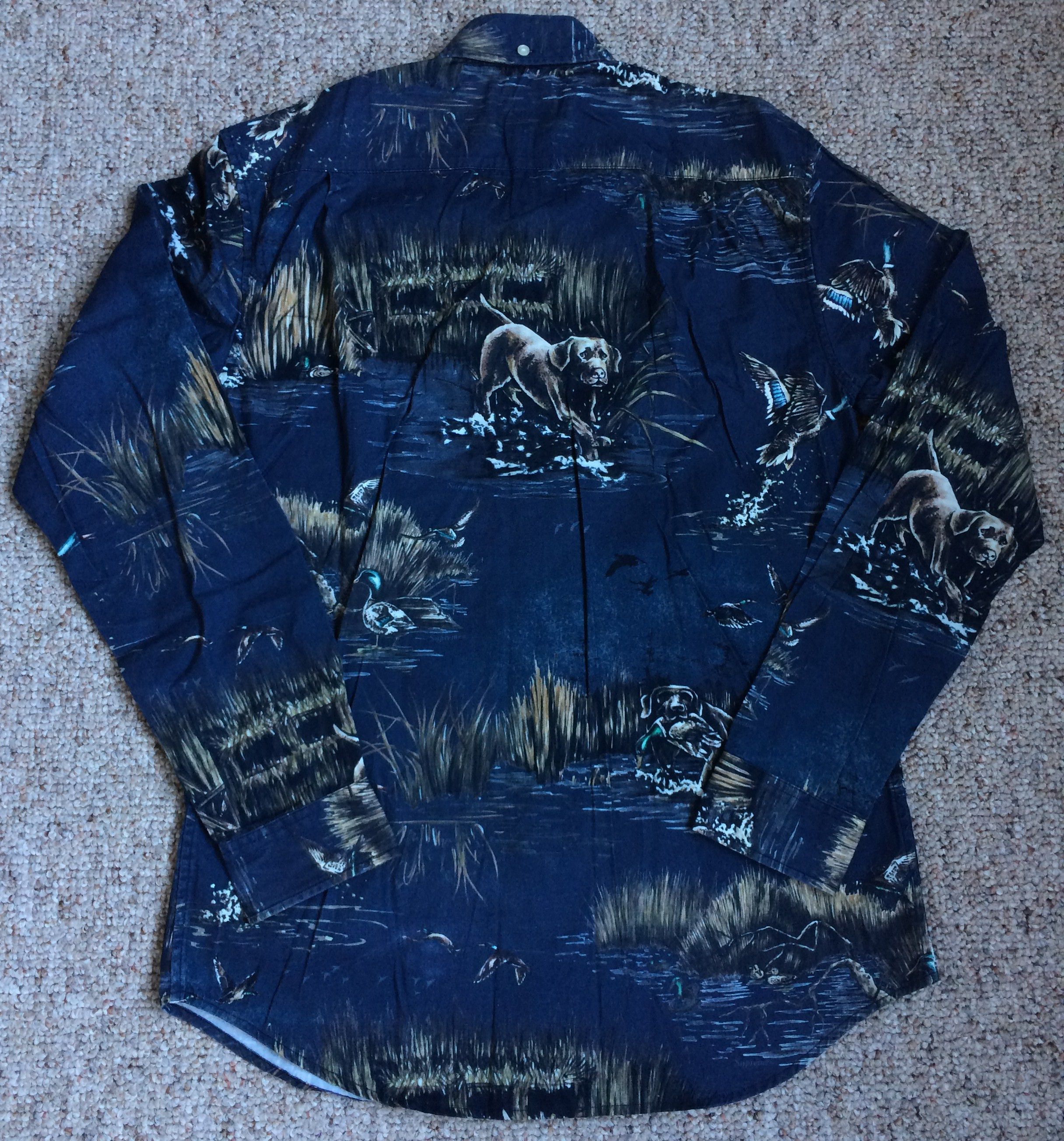 Supreme F/W 2012 Supreme Dogs & Ducks Button Up Shirt Size US M / EU 48-50 / 2 - 5 Thumbnail