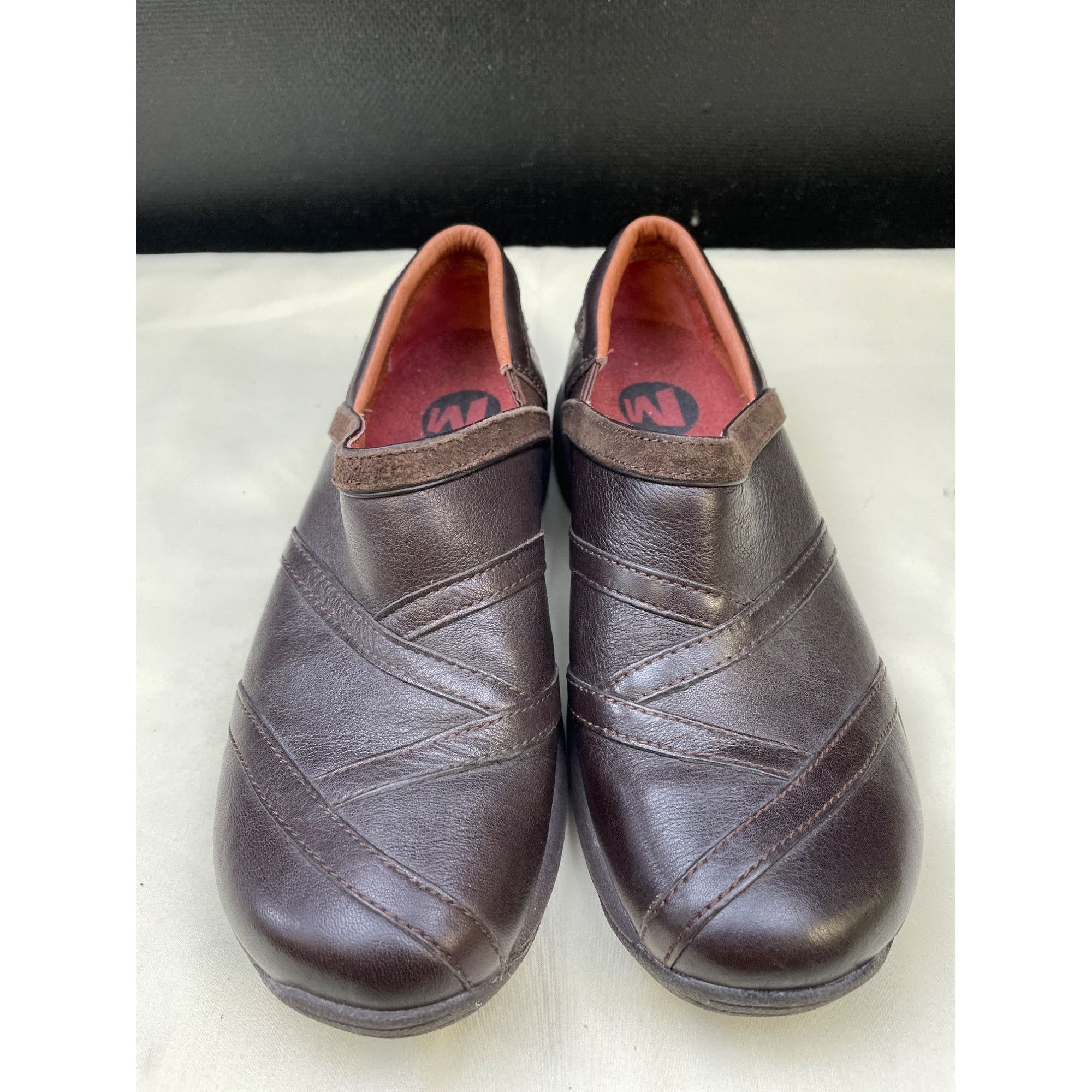 Merrell Merrell Women's Brown Leather Shoes/ Clogs/slip on Size 6.5 Size US 6.5 / IT 36.5 - 2 Thumbnail