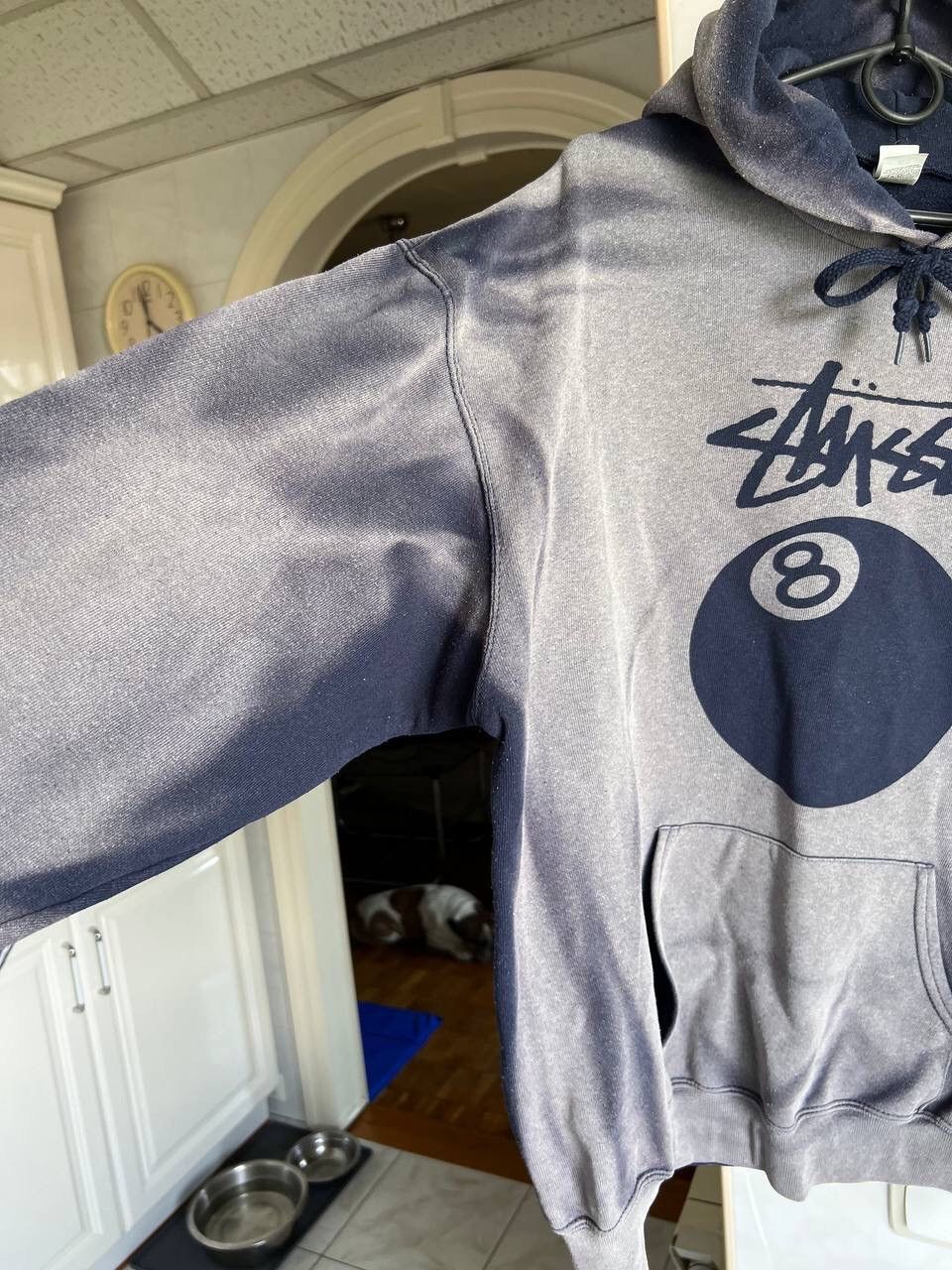 Stussy Custom Stussy 8 Ball 🎱 Hoodie Sun Faded Thrash Rain Defender Size US XL / EU 56 / 4 - 6 Thumbnail