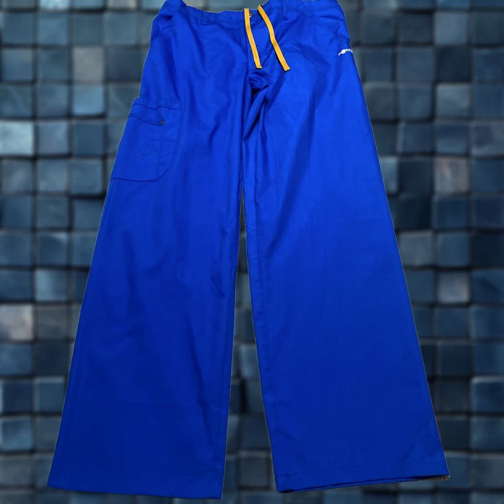Carhartt Carhartt Unisex Medium Blue Scrub Pants Bottoms Medical Straight Cargo Pants Size US 31 - 1 Thumbnail
