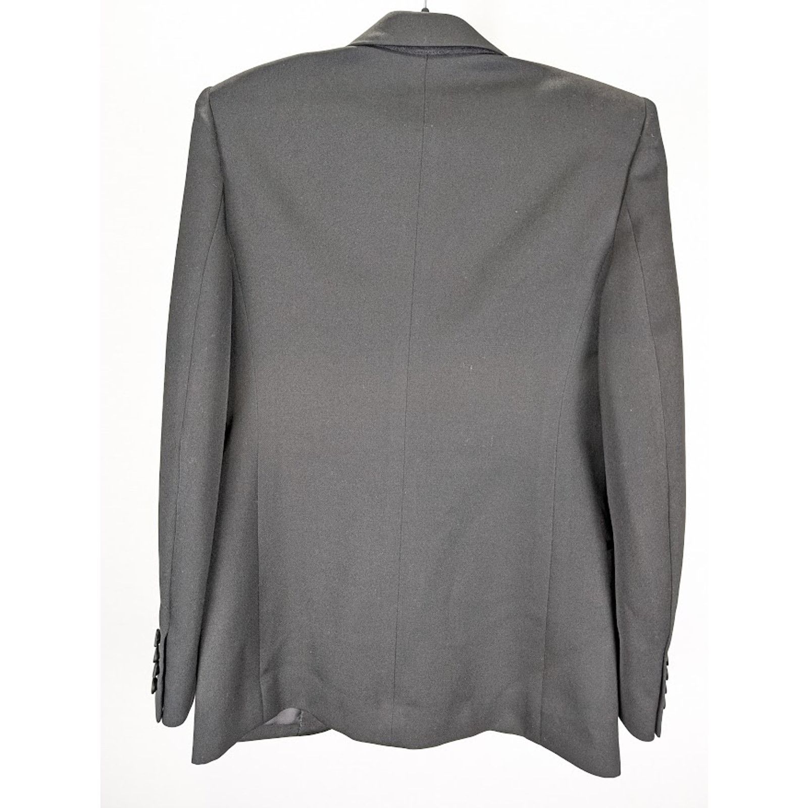 Saint Laurent Paris o1rshd1 Grain De Poudre De Leger Armure Jacket in Black Size US L / EU 52-54 / 3 - 12 Thumbnail