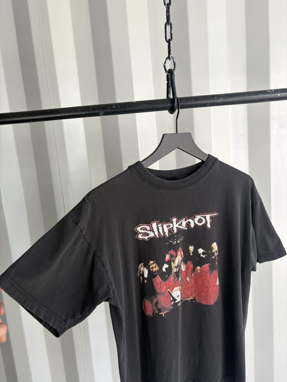 Band Tees Vintage Slipknot Shirt Faded Distressed Shirt GRUNGE Band Size US M / EU 48-50 / 2 - 4 Thumbnail