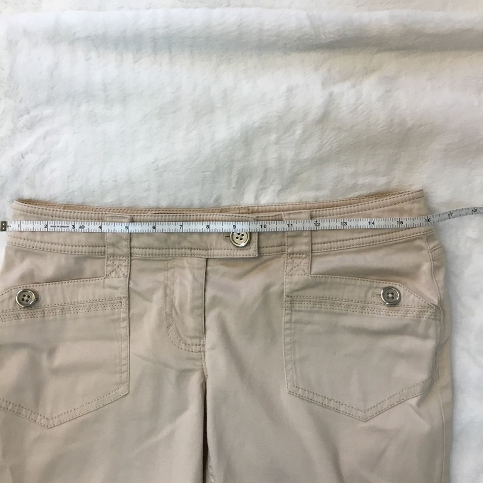 White House Black Market White House Black Market Beige Slim Petal Pushers Size 27" / US 4 / IT 40 - 7 Thumbnail