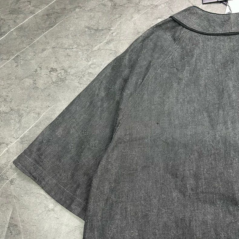 Louis Vuitton Louis Vuitton SS22 Denim Short Sleeve Cardigan-2506 Size US XL / EU 56 / 4 - 6 Thumbnail