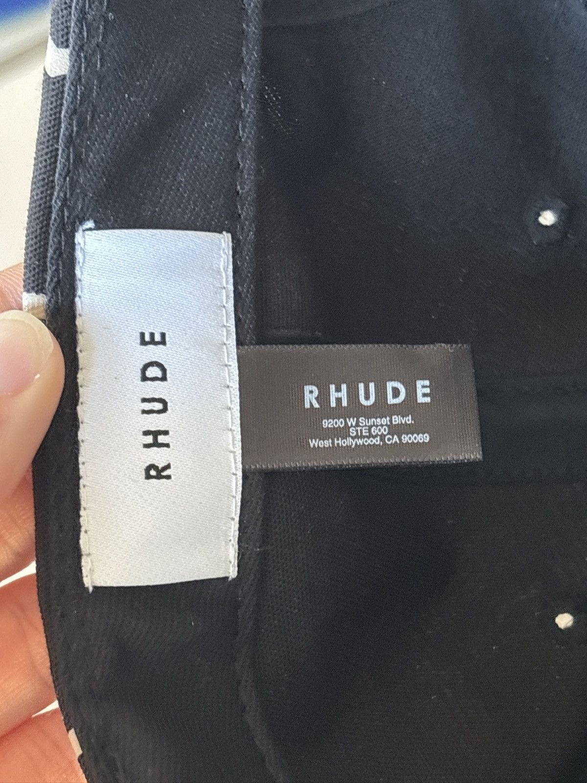 Rhude 🤠 RHUDE | WESTERN R LOGO HAT Size ONE SIZE - 7 Thumbnail