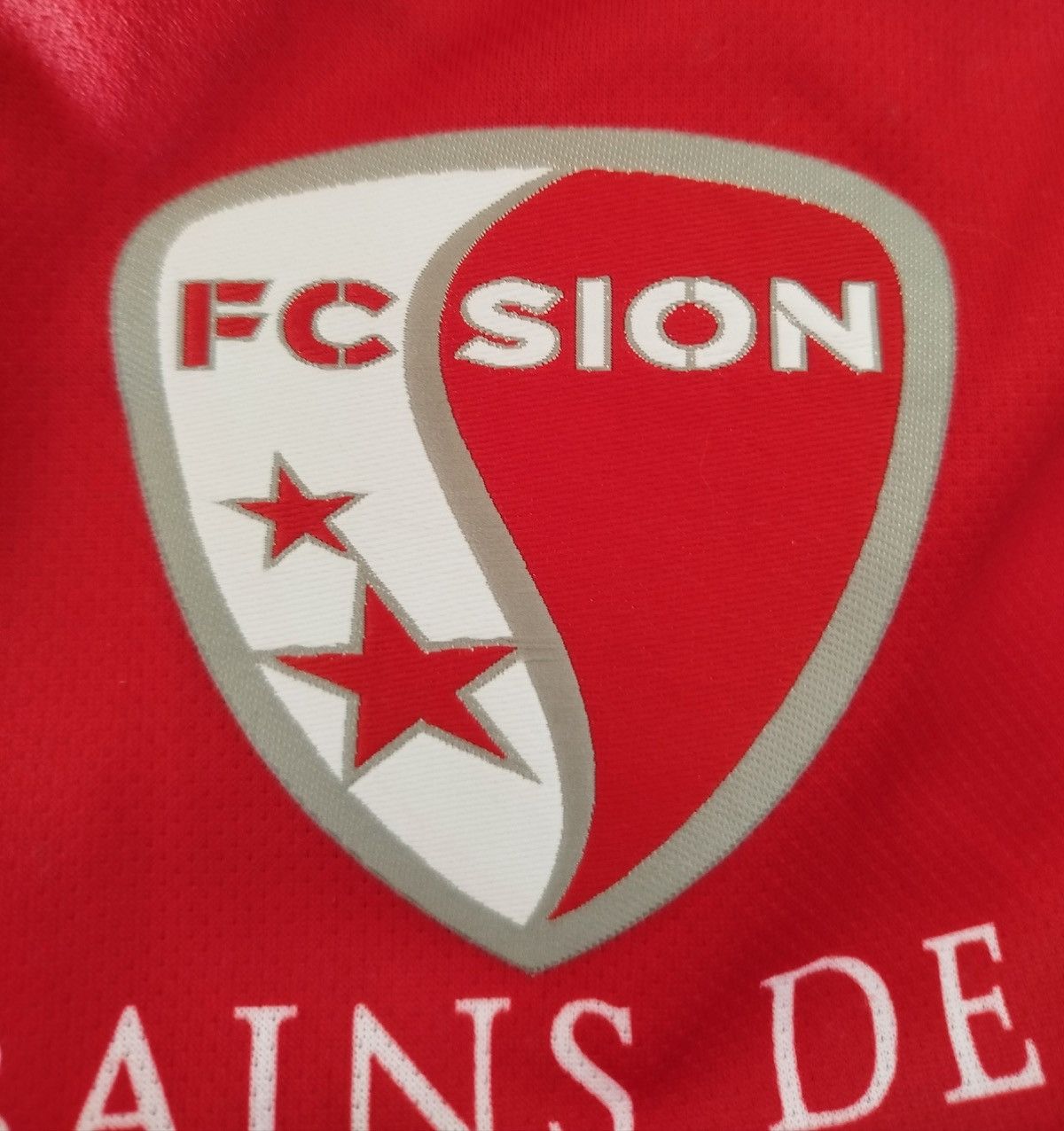 Errea FC Sion Switzerland #6 match worn player issued shirt Size US M / EU 48-50 / 2 - 5 Thumbnail