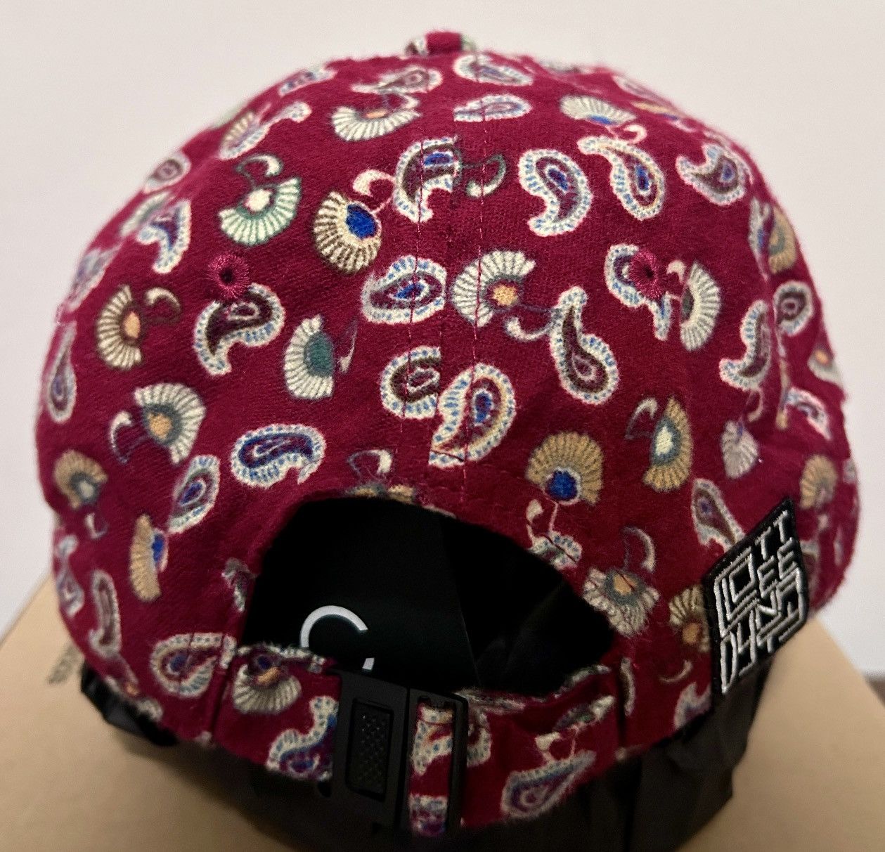 CLOT CLOT Paisley Print Pattern Red Hat Size ONE SIZE - 2 Thumbnail