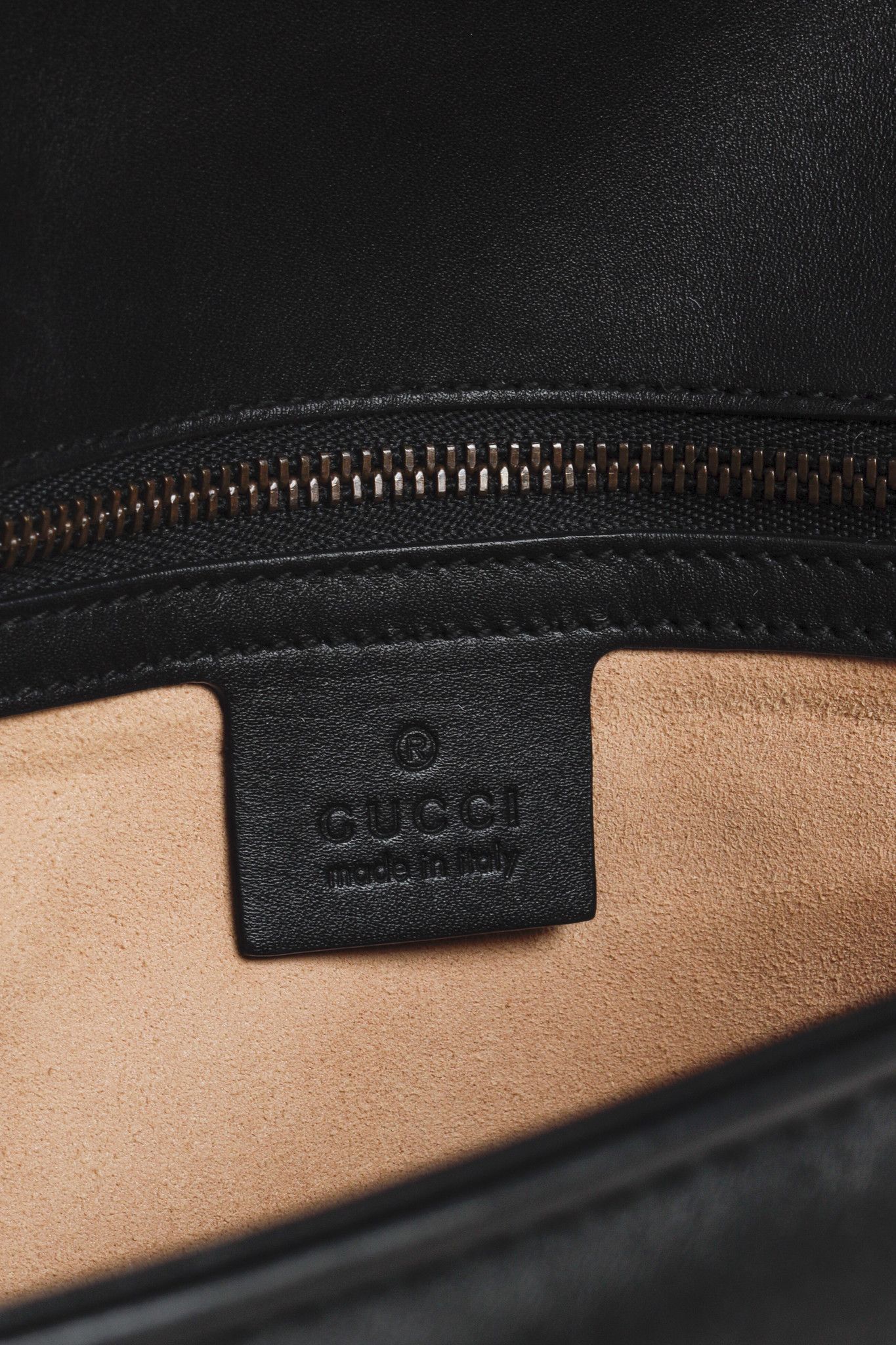 Gucci Gucci Marmont Medium Black Quilted Leather Flap Bag Size ONE SIZE - 13 Thumbnail