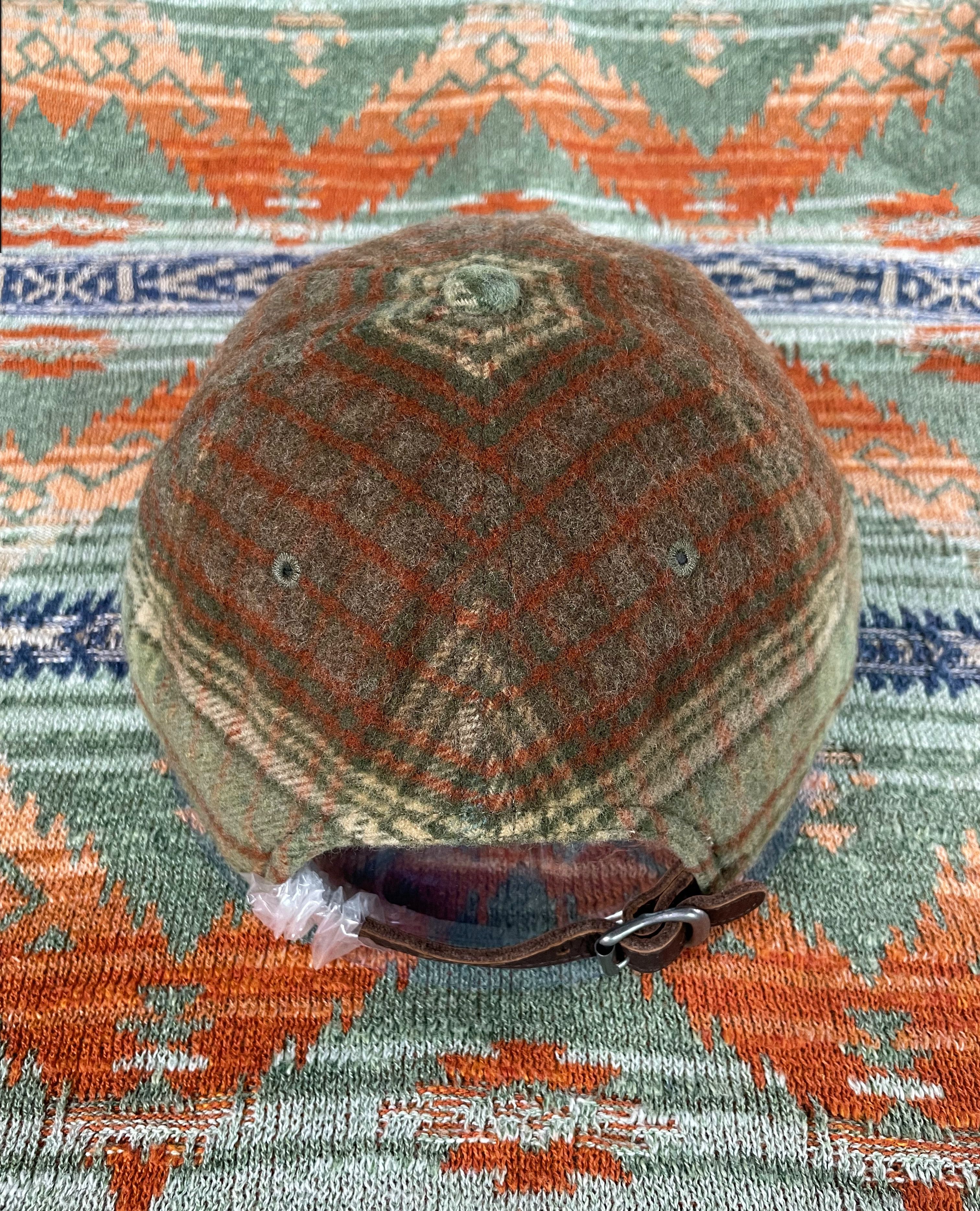 Polo Ralph Lauren Polo Ralph Lauren Wool Tweed Leather Baseball Hat Cap Size ONE SIZE - 3 Thumbnail