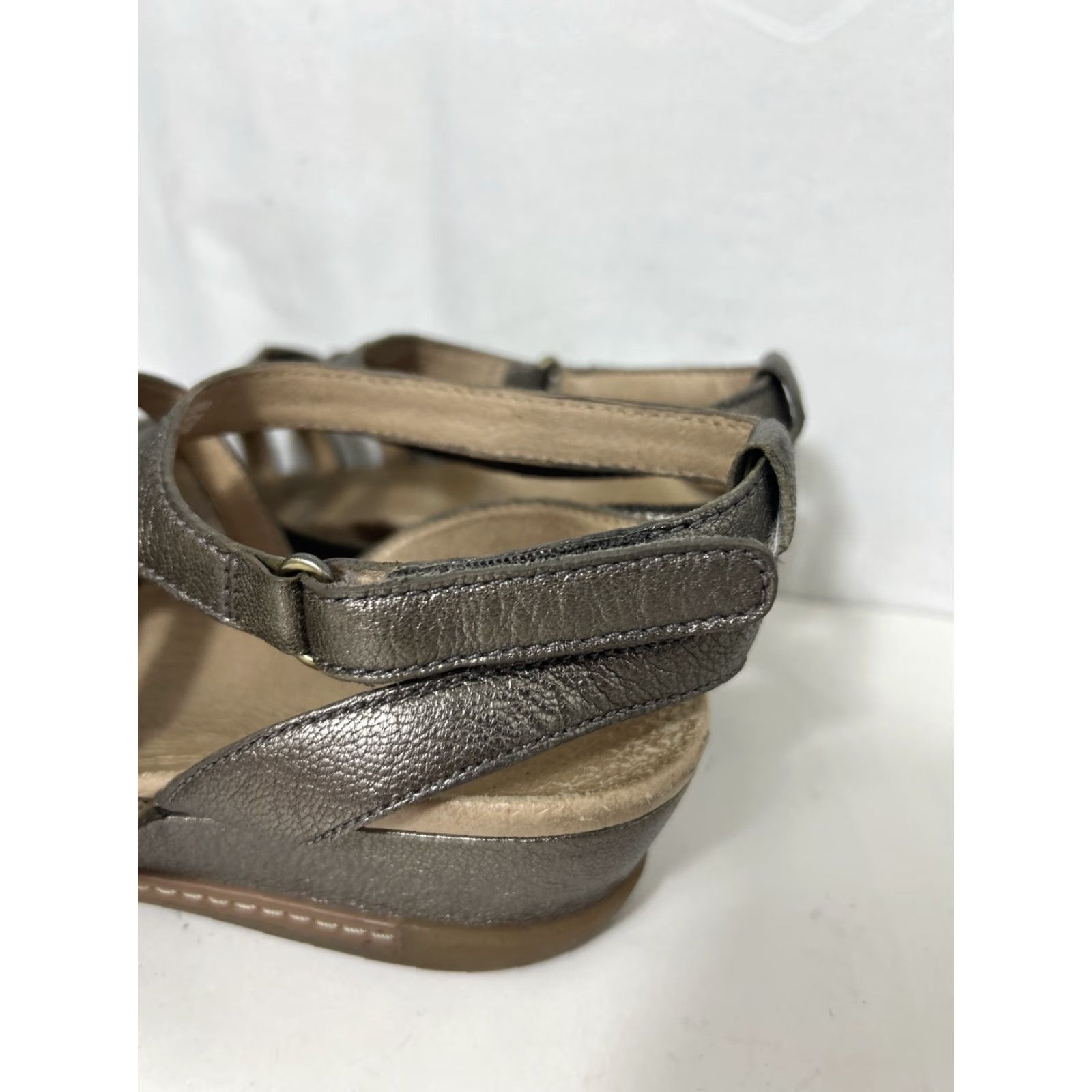 Dansko VINTAGE Dansko Athena Leather Gladiator Sandals Pewter 41 / US 10.5-11 MINT Womens Sandal Size US 10.5 / IT 40.5 - 7 Thumbnail
