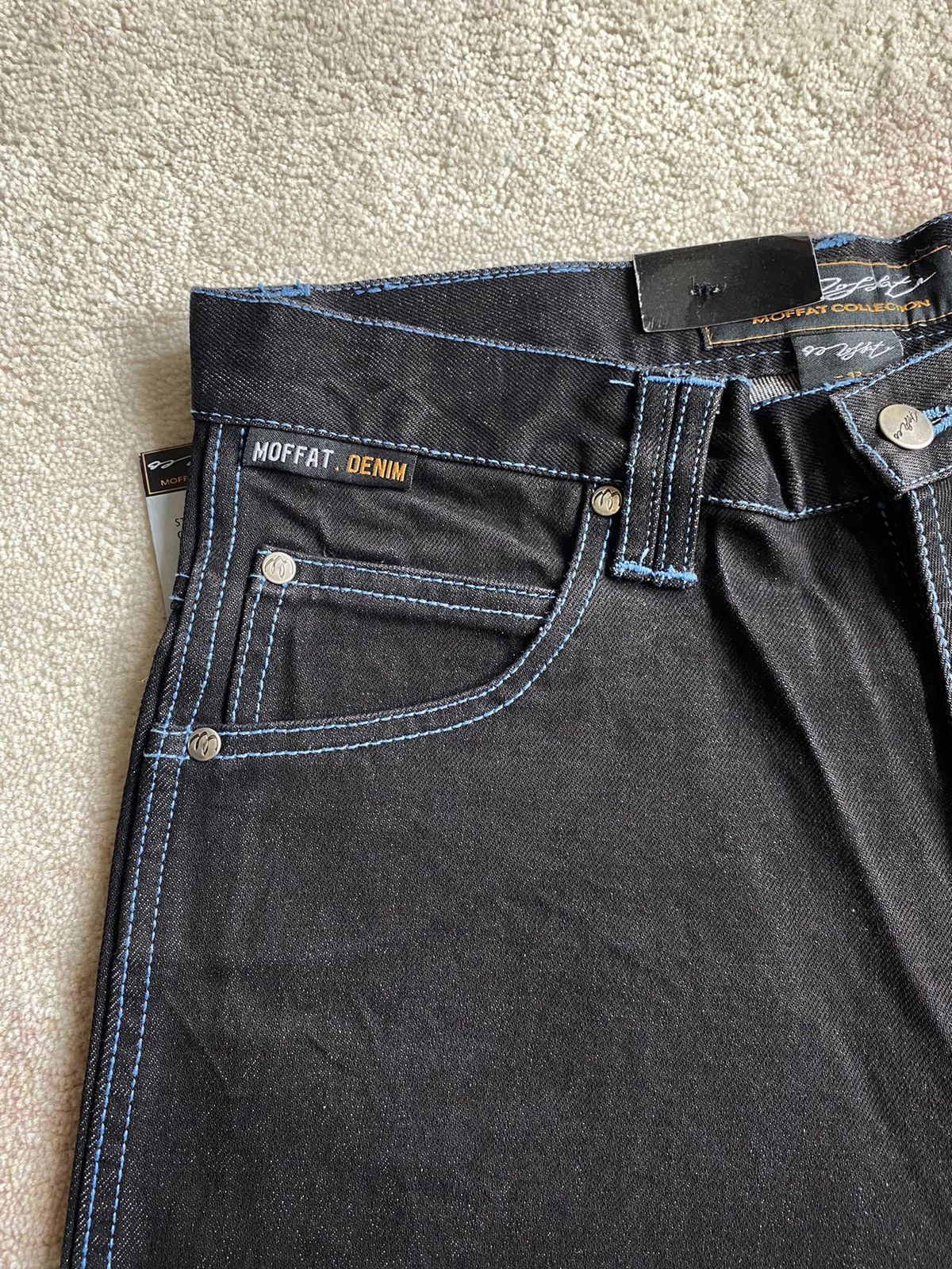 JNCO × Japanese Brand × Vintage Crazy Deadstock Vintage JNCO Style Moffat Baggy Denim Shorts Size US 32 / EU 48 - 8 Thumbnail