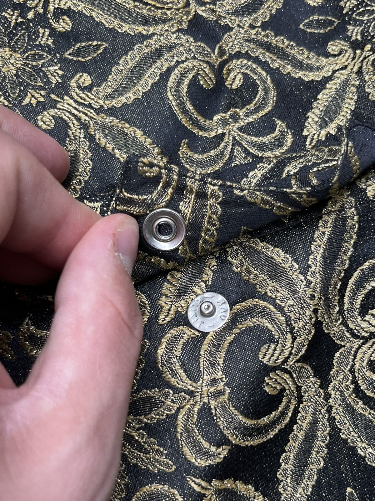 Vintage Vintage Western Golden Paisley Button Up Size US M / EU 48-50 / 2 - 4 Thumbnail