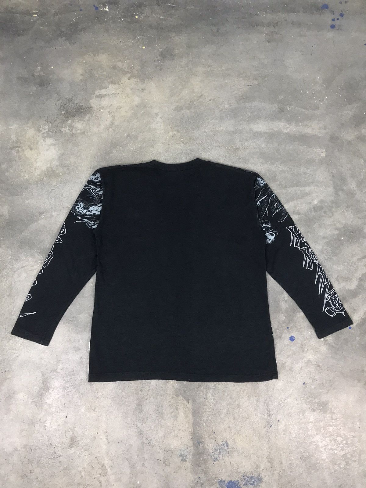 Dogtown Vintage Dog Town Black Dragon Sukajan Longsleeve Tee Size US XL / EU 56 / 4 - 4 Thumbnail