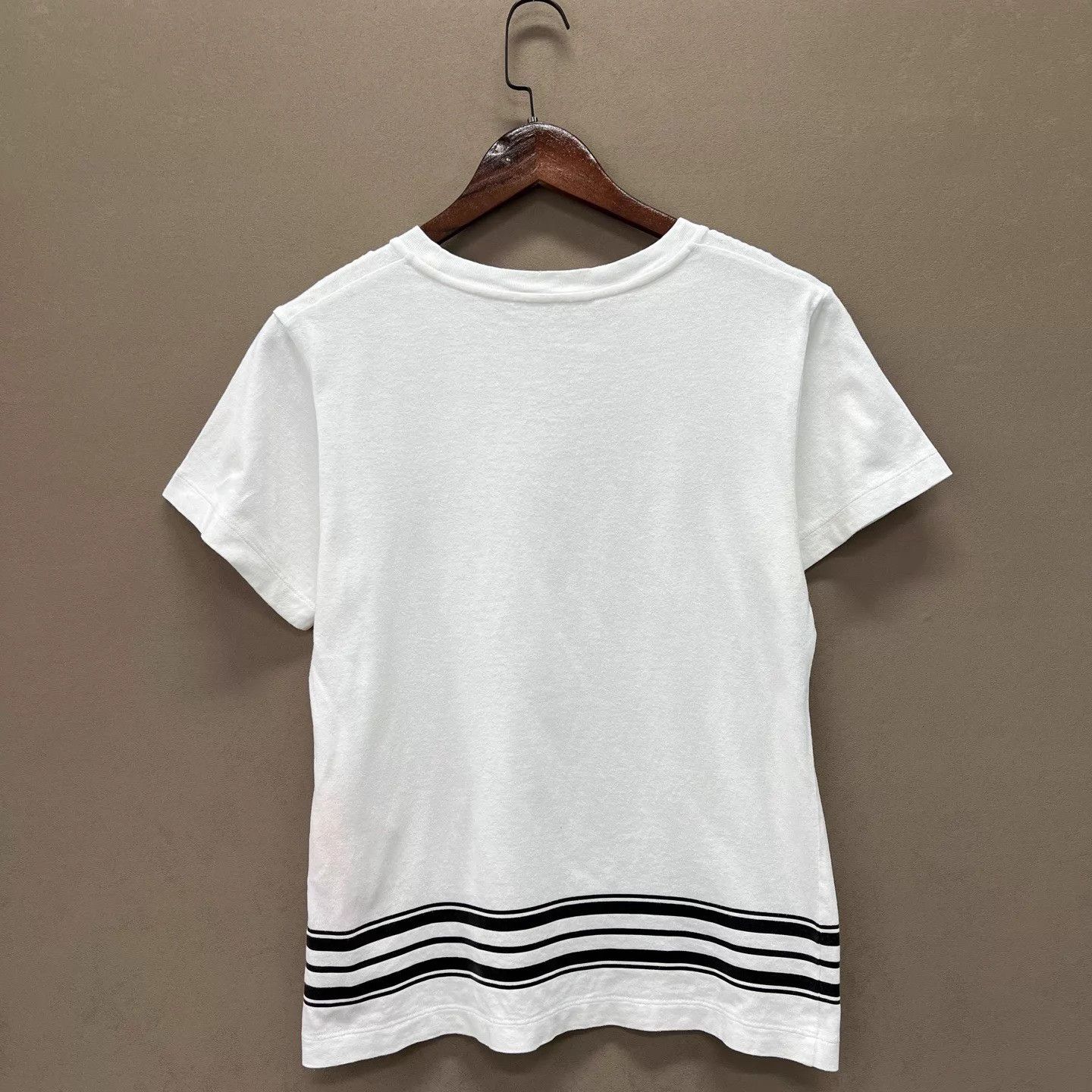 Louis Vuitton Louis Vuitton White Chain Stripe Short Sleeve 99 New Size S / US 4 / IT 40 - 4 Thumbnail