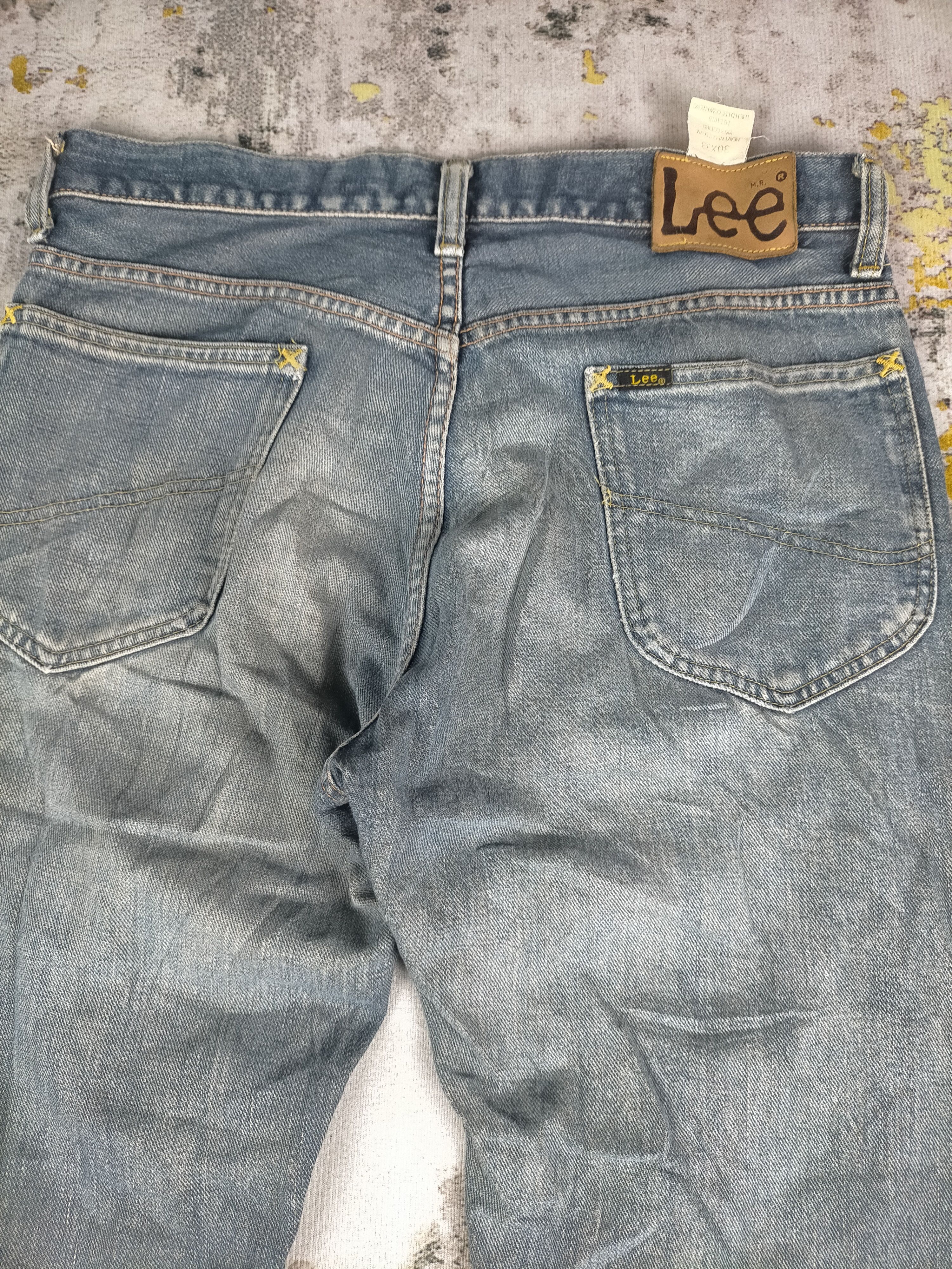 Lee 🔥 Vintage 80s Lee Riders Half Selvedge Distressed Jeans Size US 30 / EU 46 - 5 Thumbnail