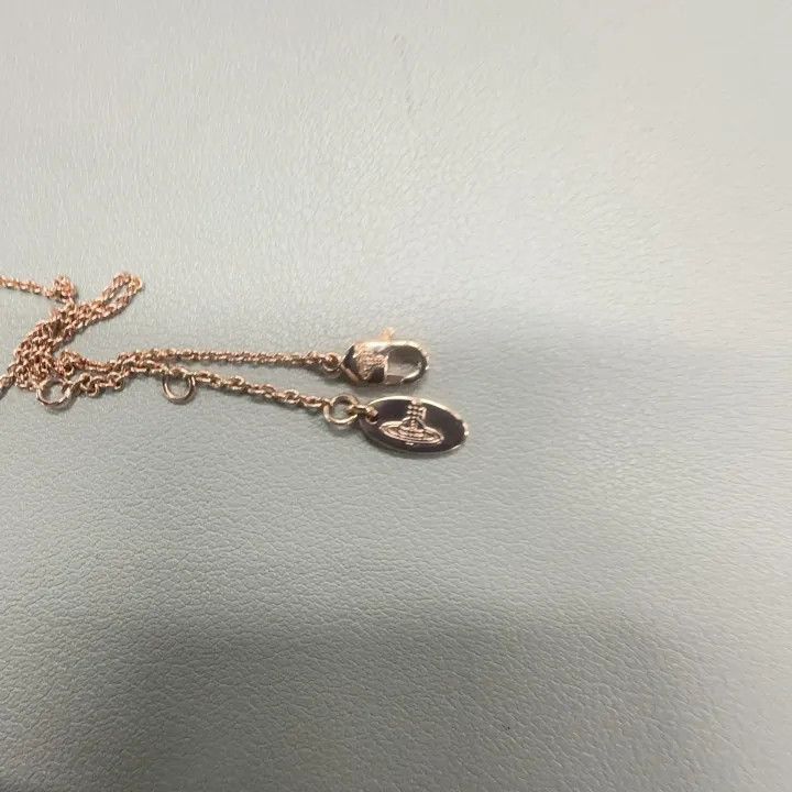 Vivienne Westwood Vivienne Westwood Heart Glass Pearl Brass Necklace Size ONE SIZE - 9 Thumbnail