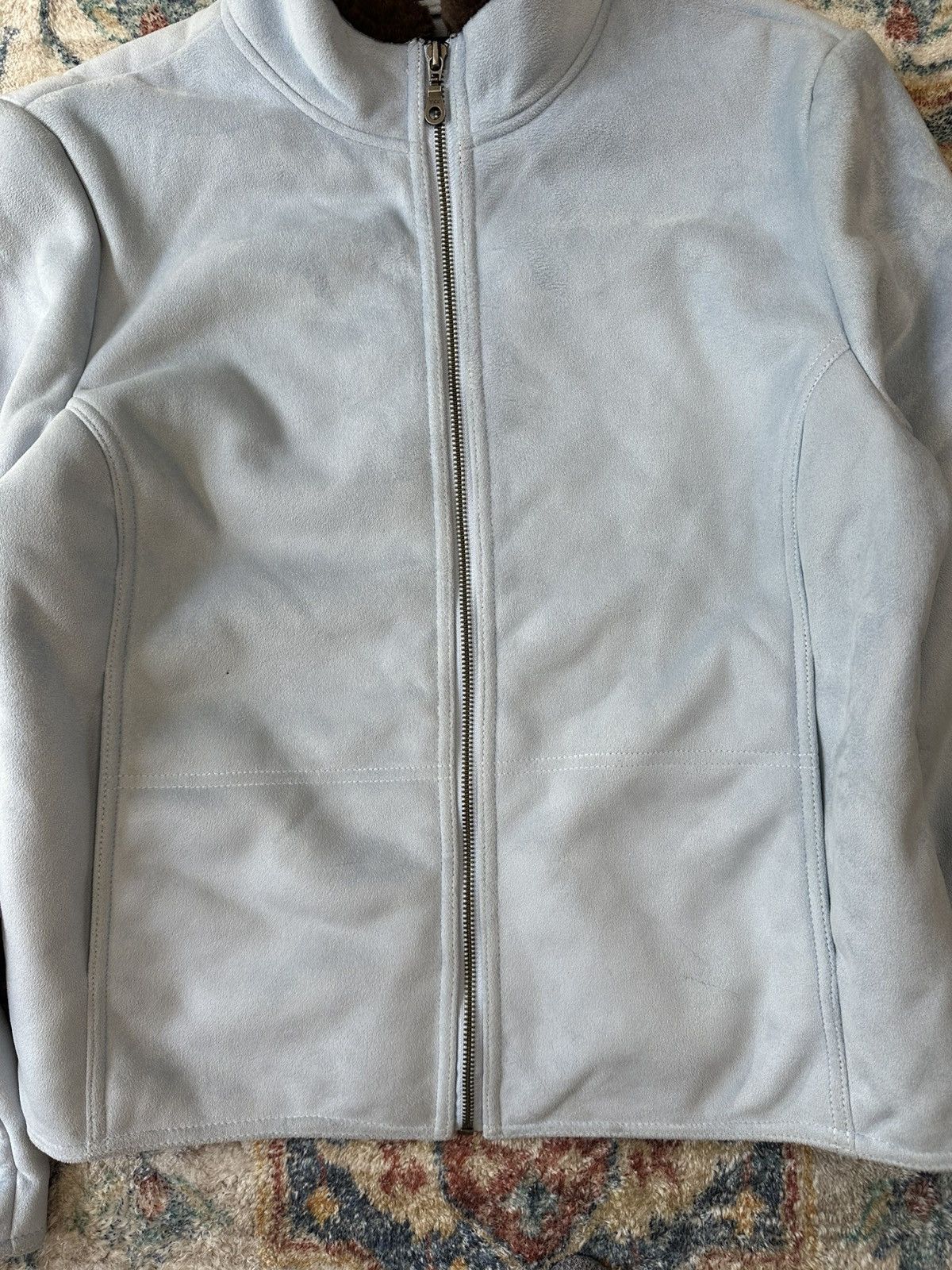 B.U.M Equipment Vintage B.U.M Equipment Blue Suede Zip-up Jacket Medium Size M / US 6-8 / IT 42-44 - 4 Thumbnail