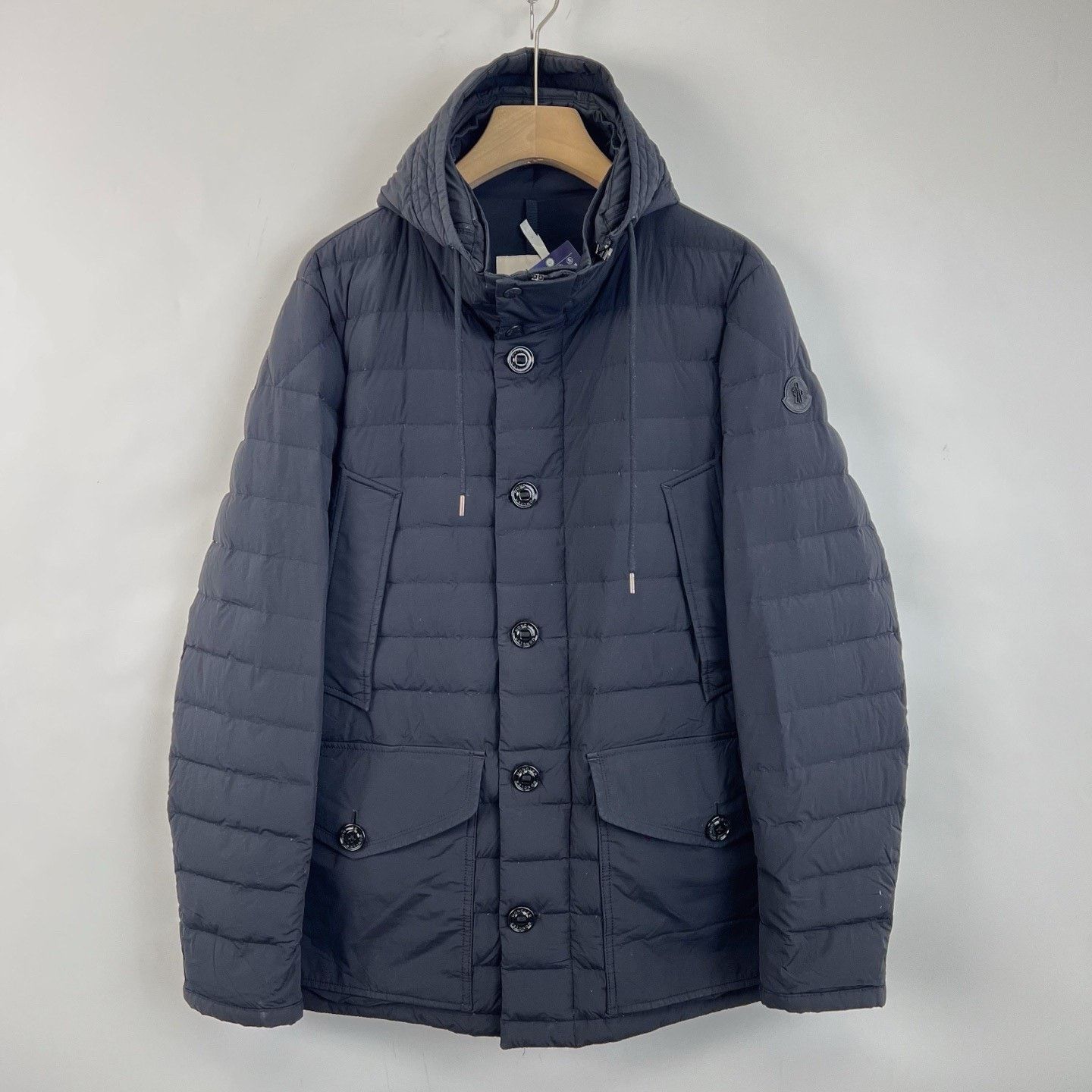 Moncler Moncler Quilted Hooded Long-Sleeve Down Jacket Size US L / EU 52-54 / 3 - 1 Thumbnail