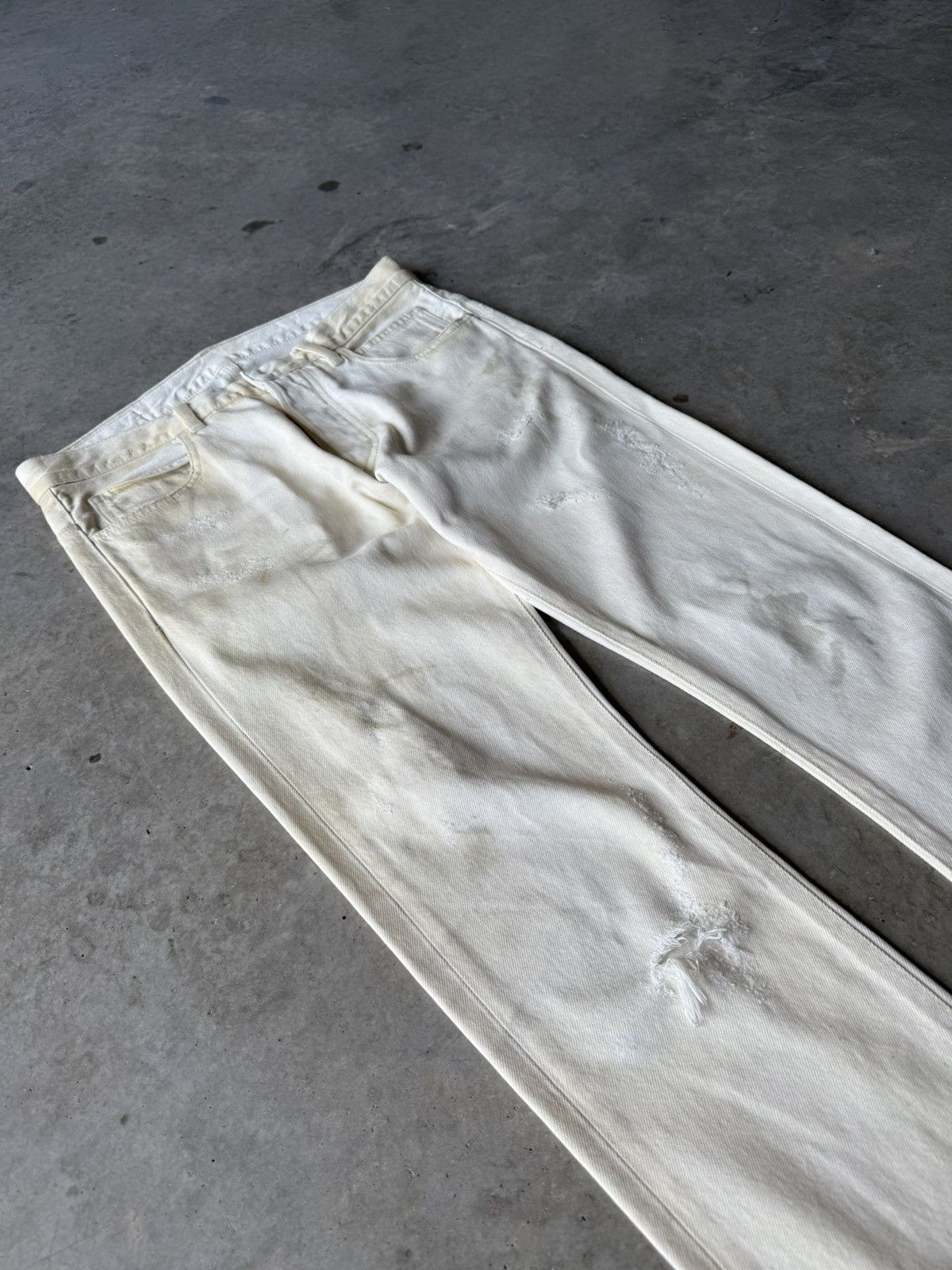 Balmain Balmain SS12 Dirty Wash Denim Size US 30 / EU 46 - 4 Thumbnail