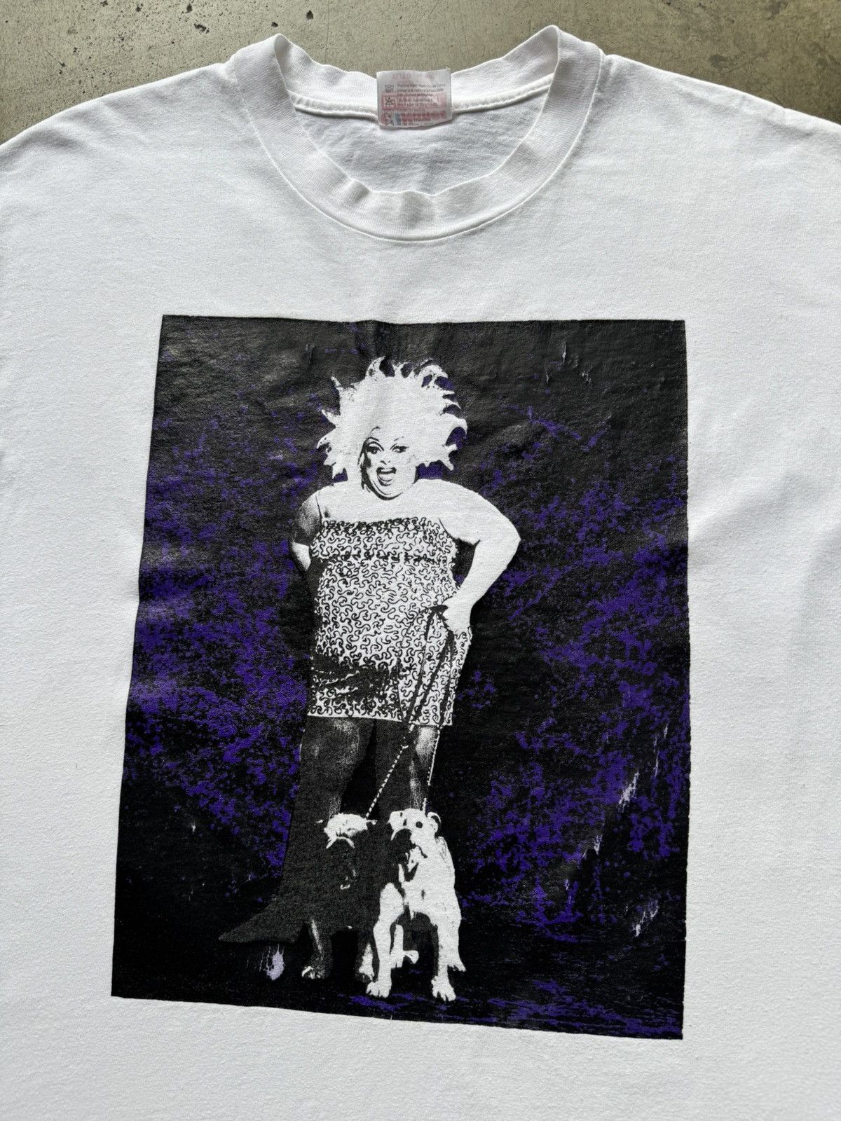 Vintage 90s Divine You Think You’re a Man John Waters Tee Shirt Drag Size US L / EU 52-54 / 3 - 3 Thumbnail