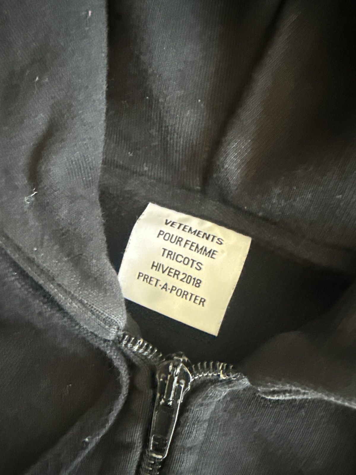 Vetements Vetements May The Bridges Antwerpen Zip Up Hoodie AW17 Size US L / EU 52-54 / 3 - 3 Thumbnail