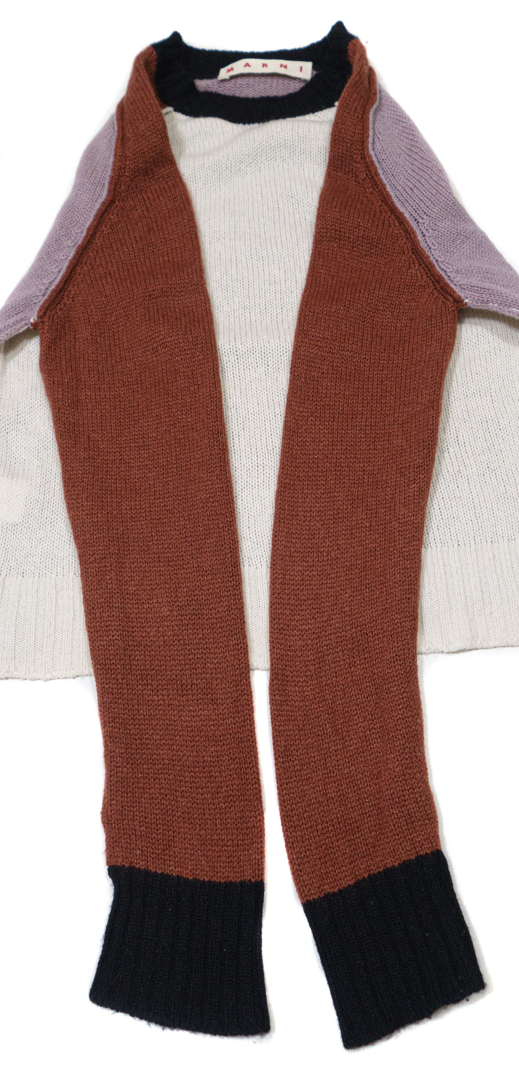 Marni Color Blocks Cashmere Knit Size S / US 4 / IT 40 - 5 Thumbnail