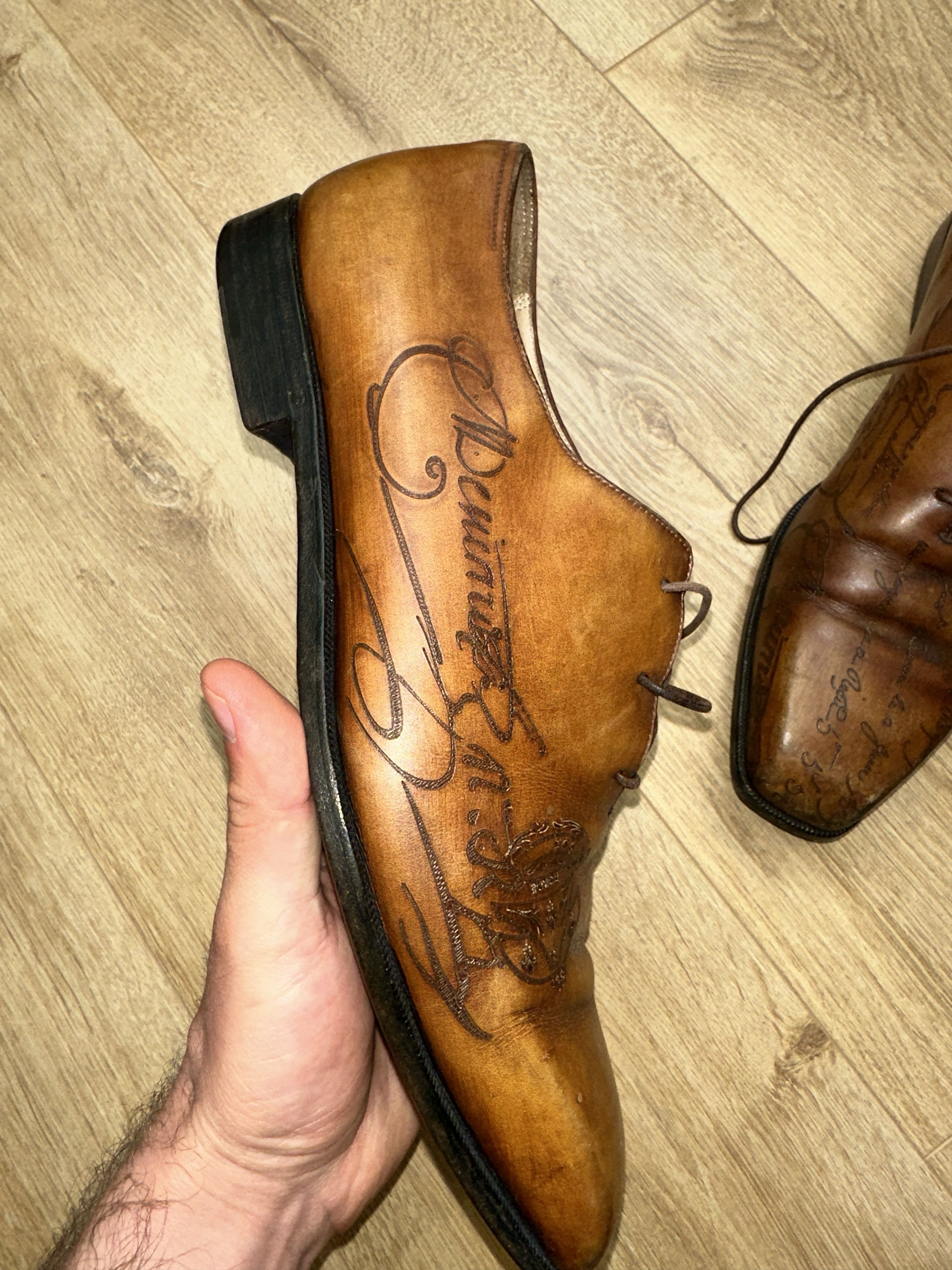 Berluti Berluti Scritto Venezia Leather Oxford Shoes EU 42.5 US 9.5 Size US 9.5 / EU 42-43 - 18 Thumbnail