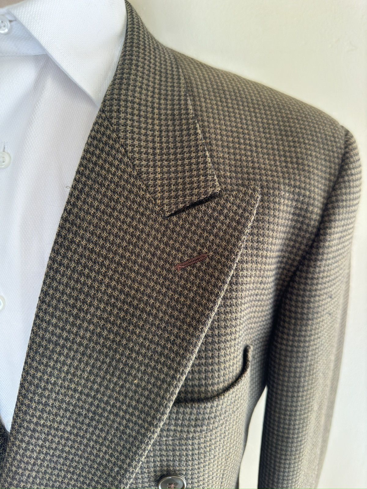 Giorgio Armani MANI BY GIORGIO ARMANI DB 6/1 Peak Lapel Wool Jacket 44R Size 44R - 2 Thumbnail