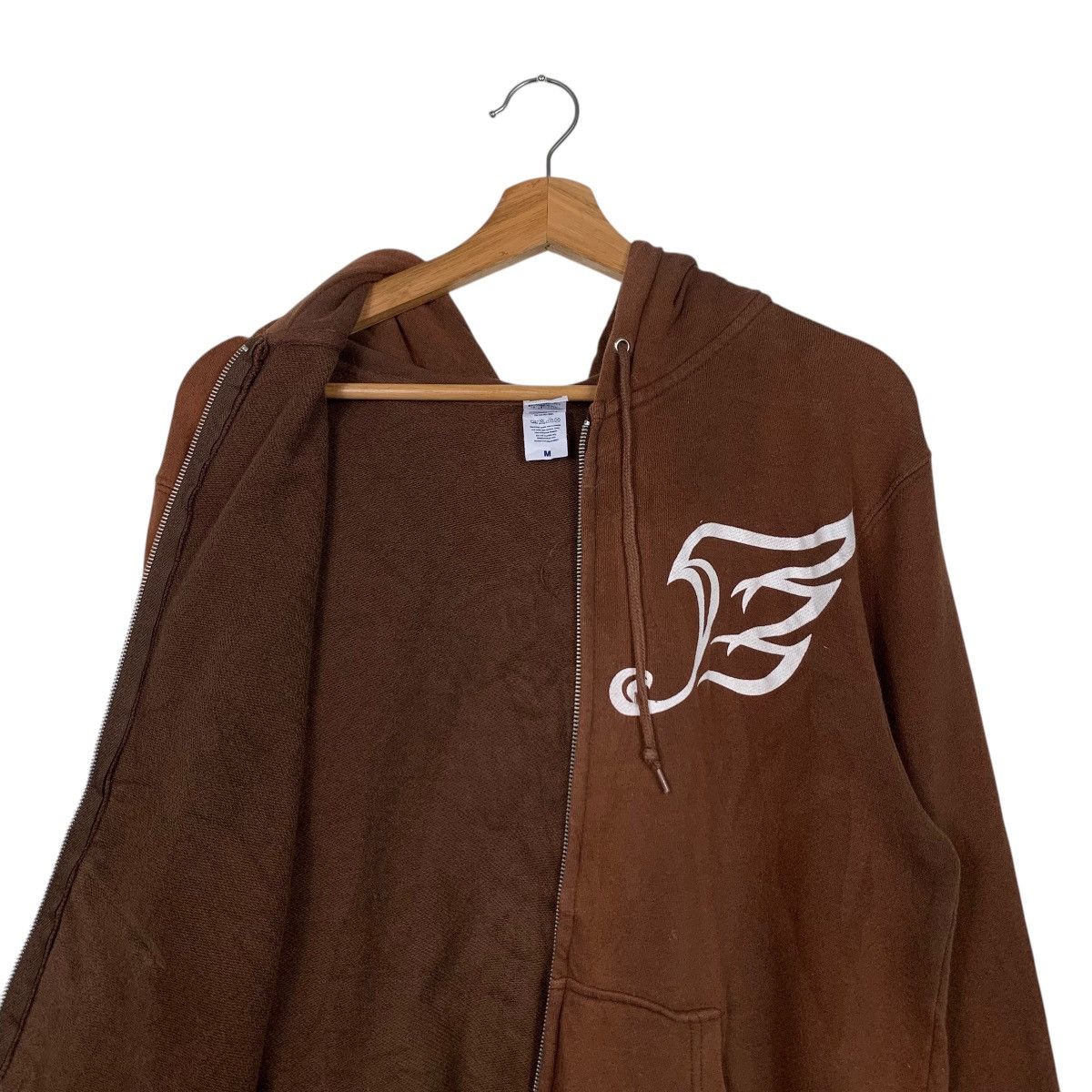 Japanese Brand HAYABUSA PHOENIX STORY Big Logo Zipper Hoodies #1614-C72 Size US M / EU 48-50 / 2 - 12 Thumbnail