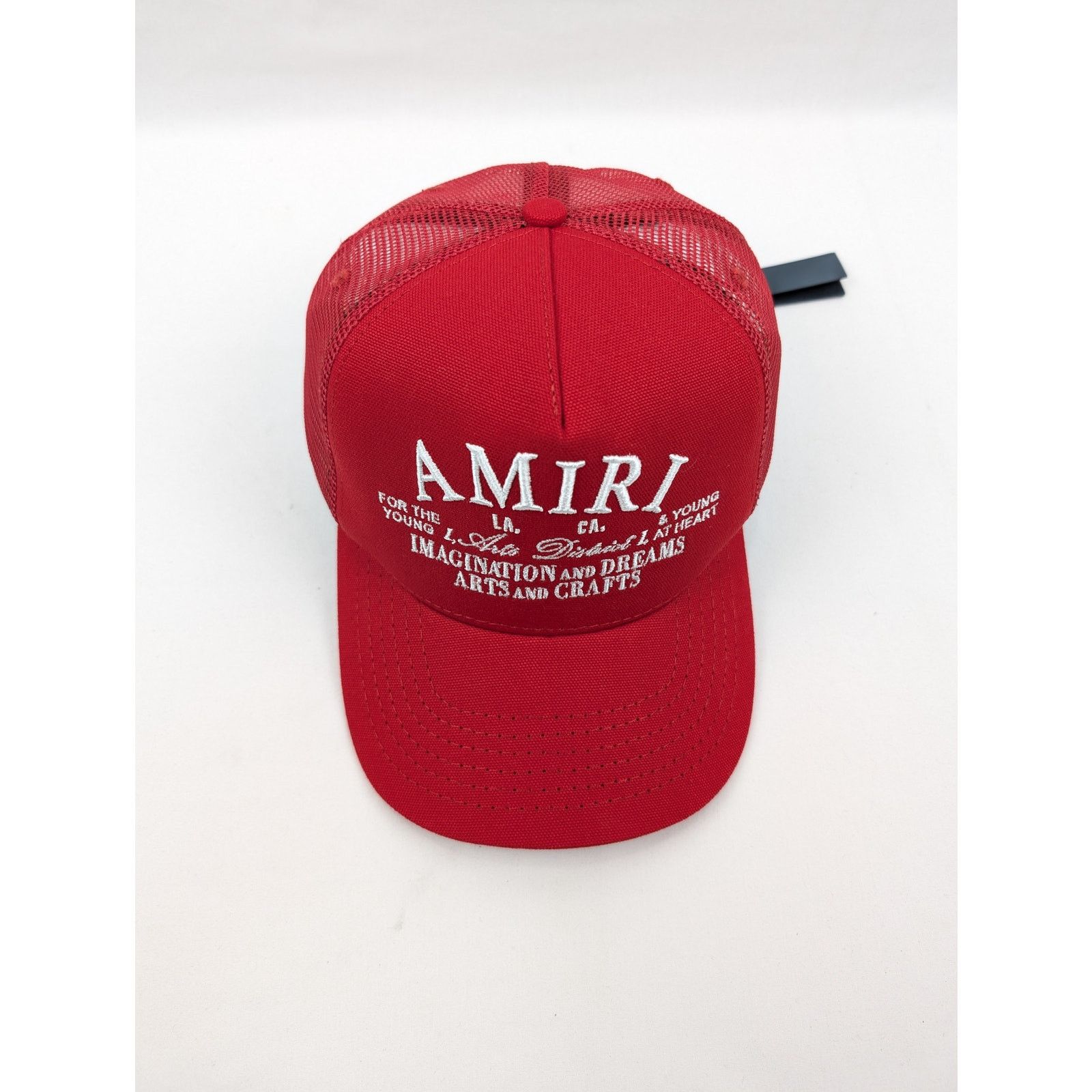 Amiri o1rshd1 Size: OS / Arts District Trucker Cap / Hat Red Size ONE SIZE - 3 Thumbnail