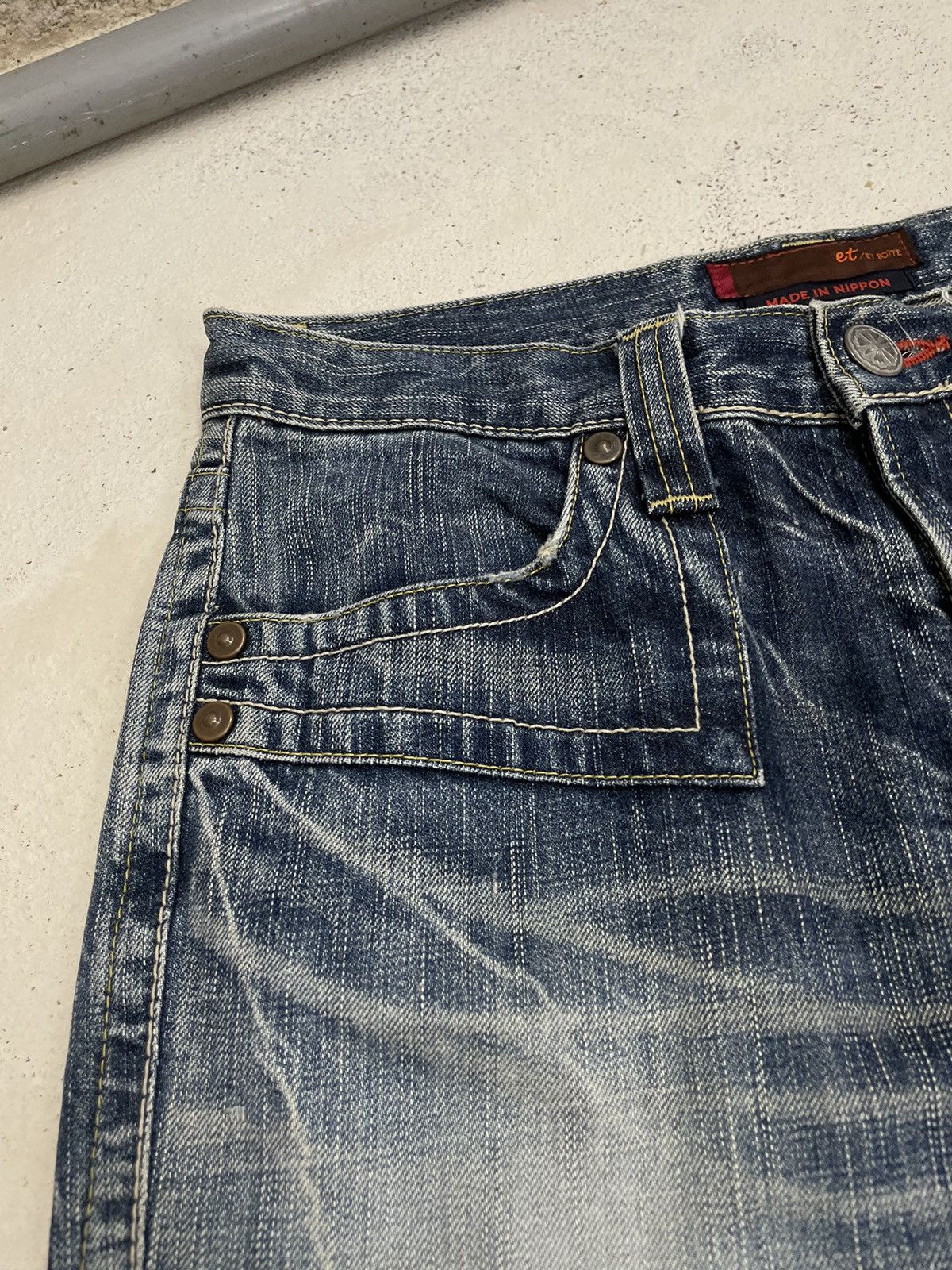 If Six Was Nine Et Boite Japan Blueway Nippon Crazy Y2k Flare Lightning Size US 30 / EU 46 - 8 Thumbnail