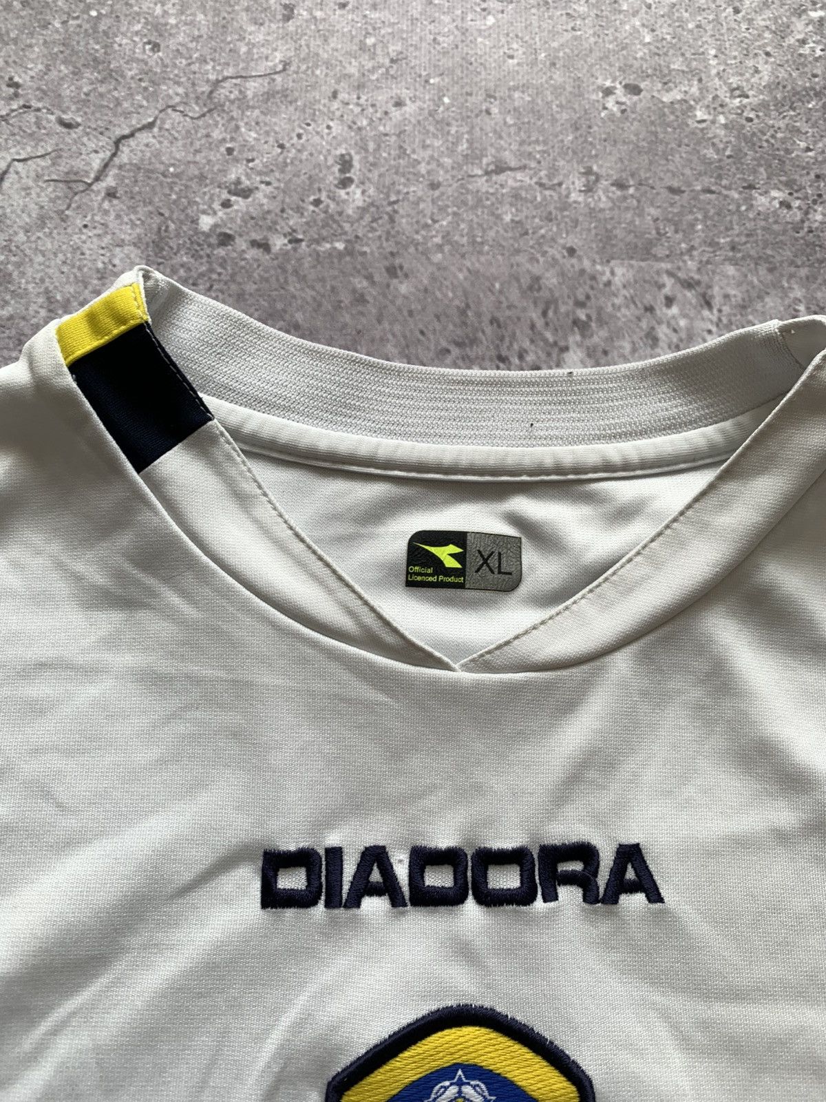Diadora 🔥DIADORA LEEDS UNITED 2004/2005 HOMW SOCCER JERSEY Size US XL / EU 56 / 4 - 15 Thumbnail