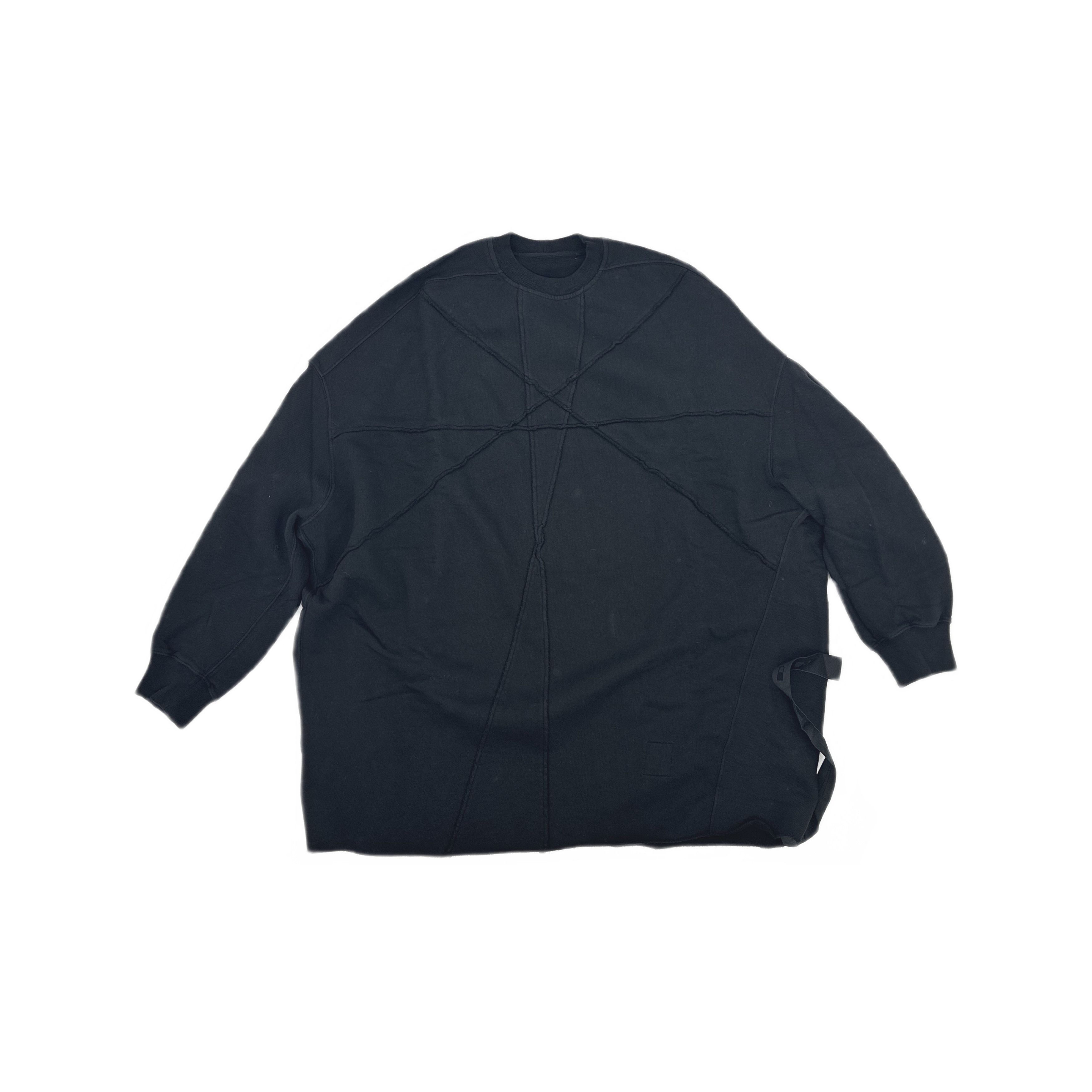 Rick Owens Rick Owens Black Seam Detail Crater Tunic One Size Size US M / EU 48-50 / 2 - 1 Thumbnail