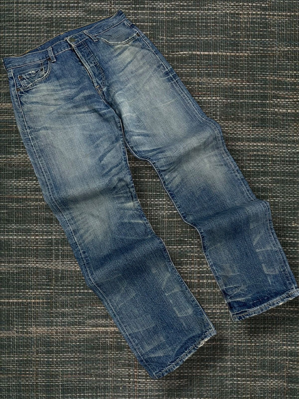 Levi's Vintage Clothing Vintage OG 1990s Designer Levis 501 Distressed Denim Size US 30 / EU 46 - 2 Thumbnail