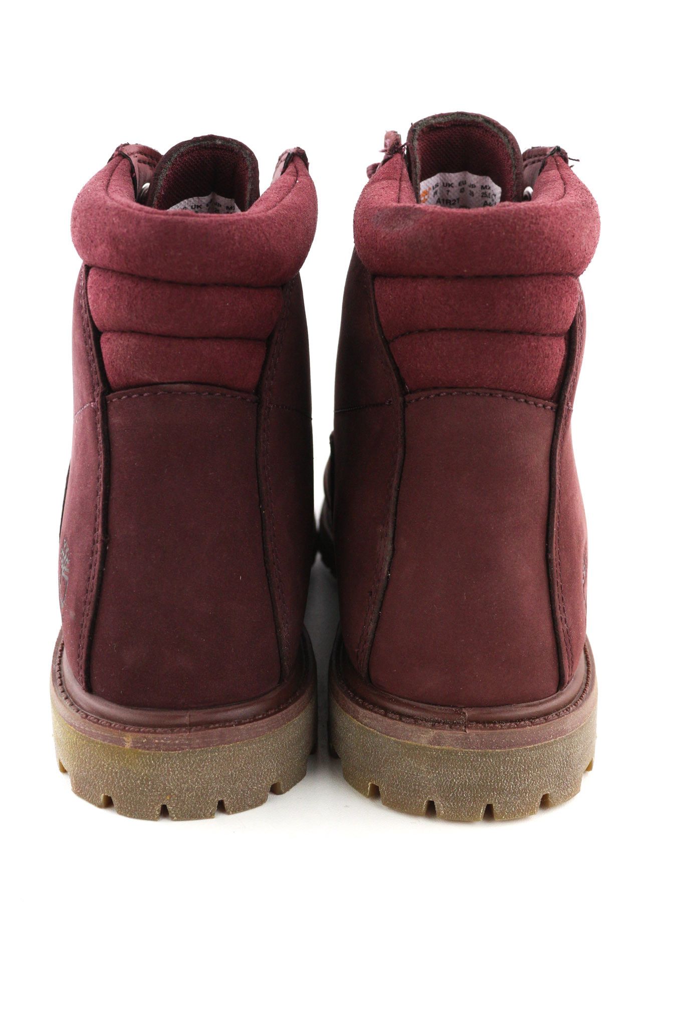 Timberland A1R2T-A4898 EU39/40 Purple Leather Lace Boots Shoes 81136 Size US 8 / IT 38 - 8 Thumbnail