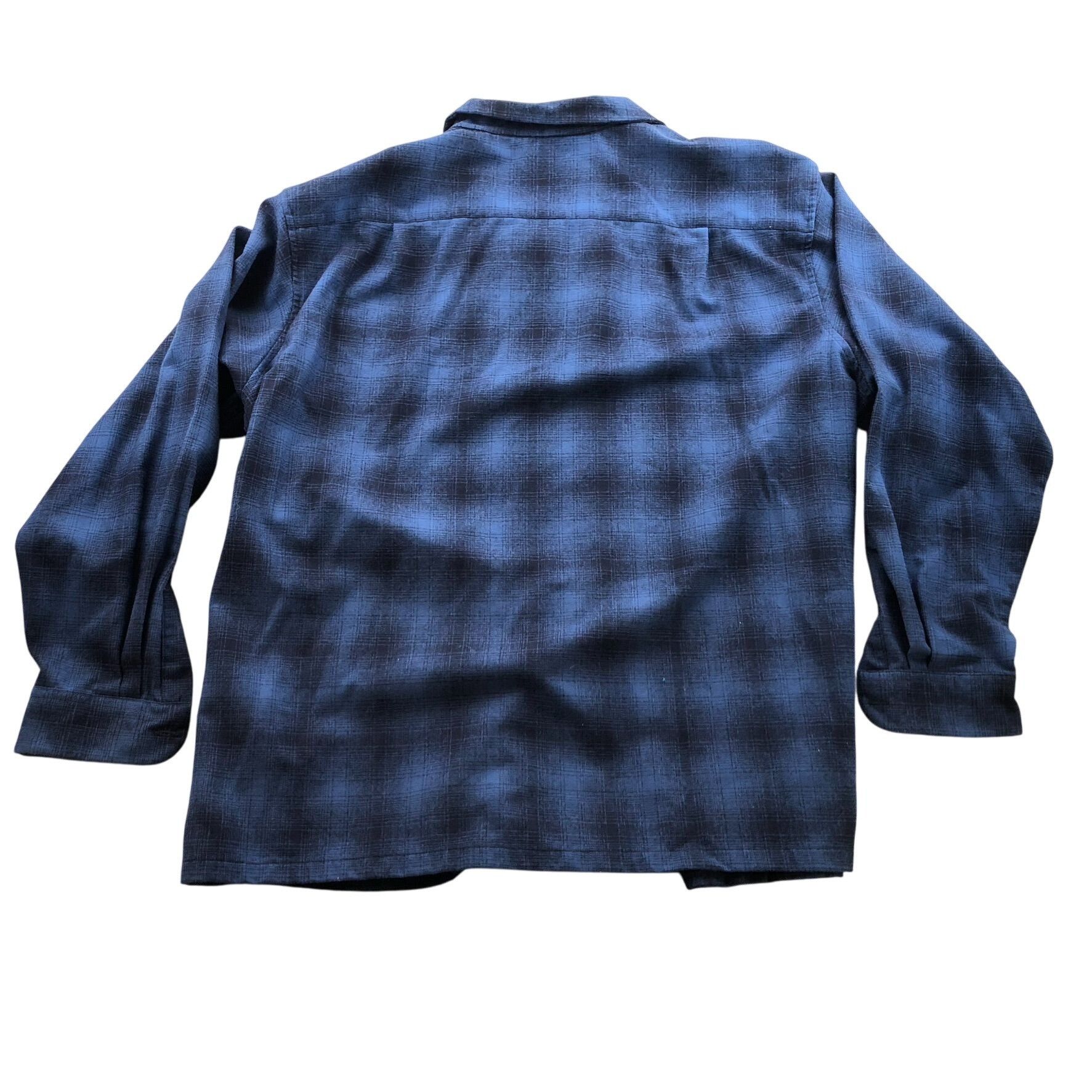 Pendleton Pendleton Men's The Original Board Shirt 3XL Wool Plaid Blue ...