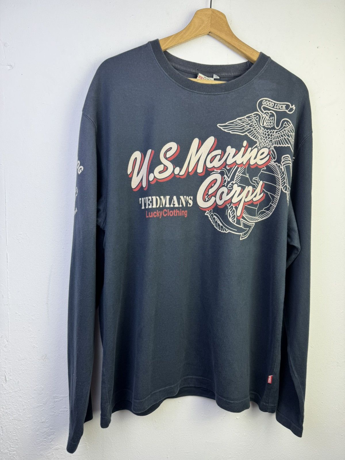 Tedman Ted Company Tedman's U.S. Marine Corps long-sleeve t-shirt. Size US L / EU 52-54 / 3 - 2 Thumbnail