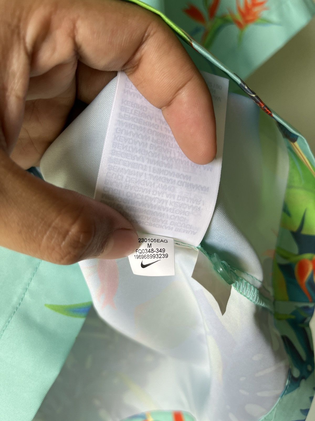 Nike Nike Hawaii Button Up Shirt Size US M / EU 48-50 / 2 - 8 Thumbnail