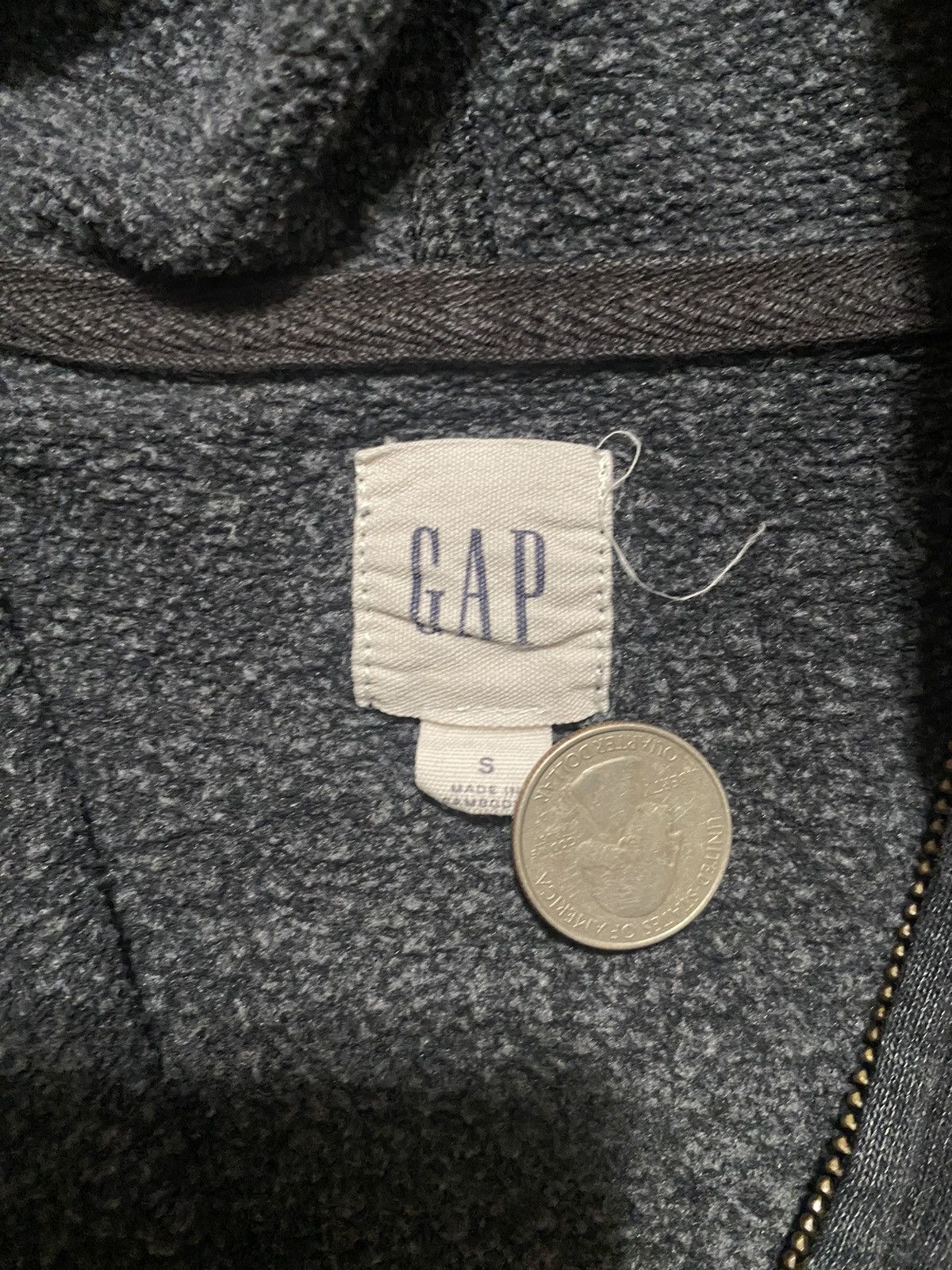 Gap × Vintage Vintage Gap Zipper Hoodie Y2K Size US S / EU 44-46 / 1 - 4 Thumbnail
